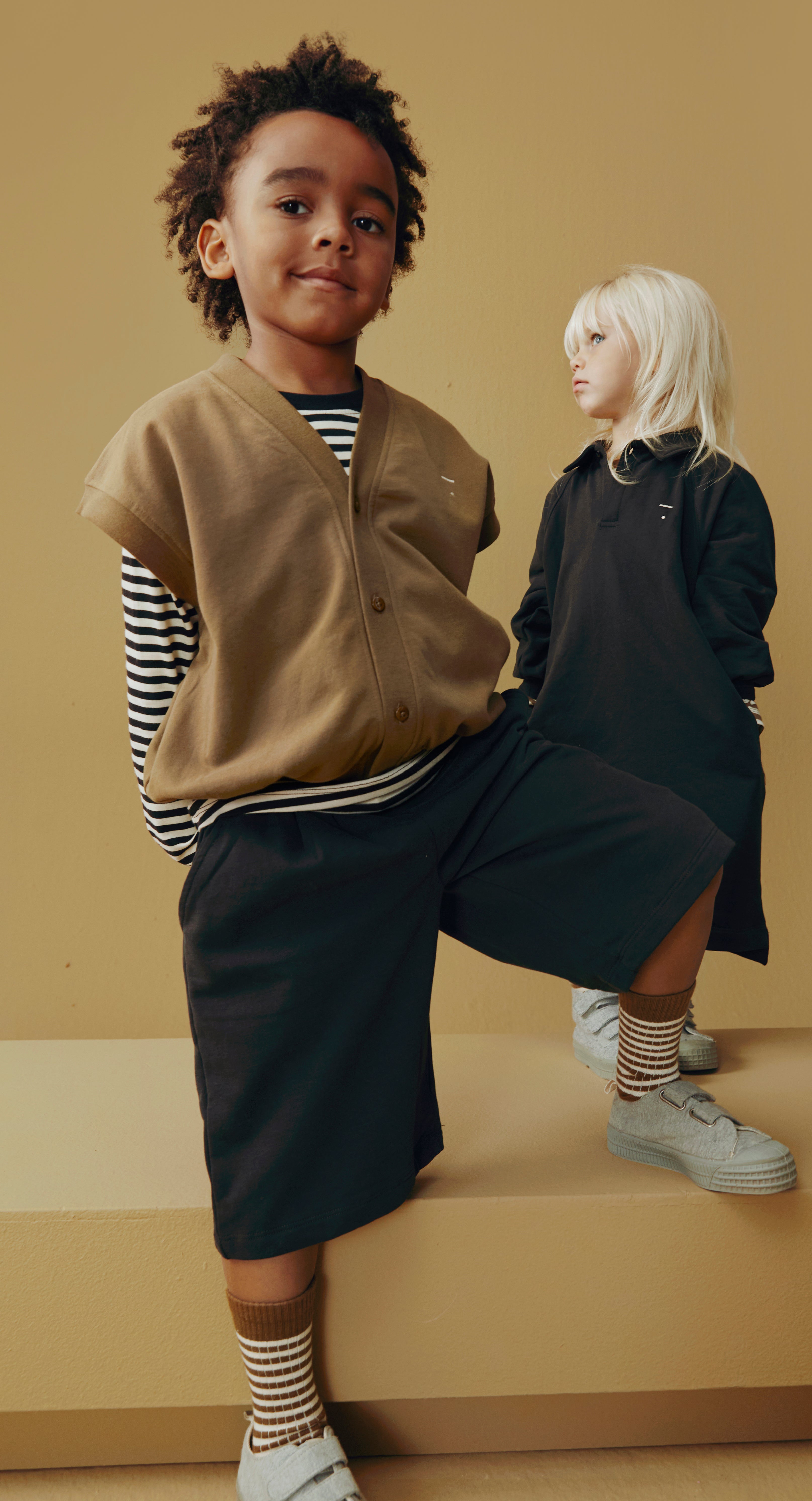 Langarmshirt L/S GOTS Pirate Black Cream