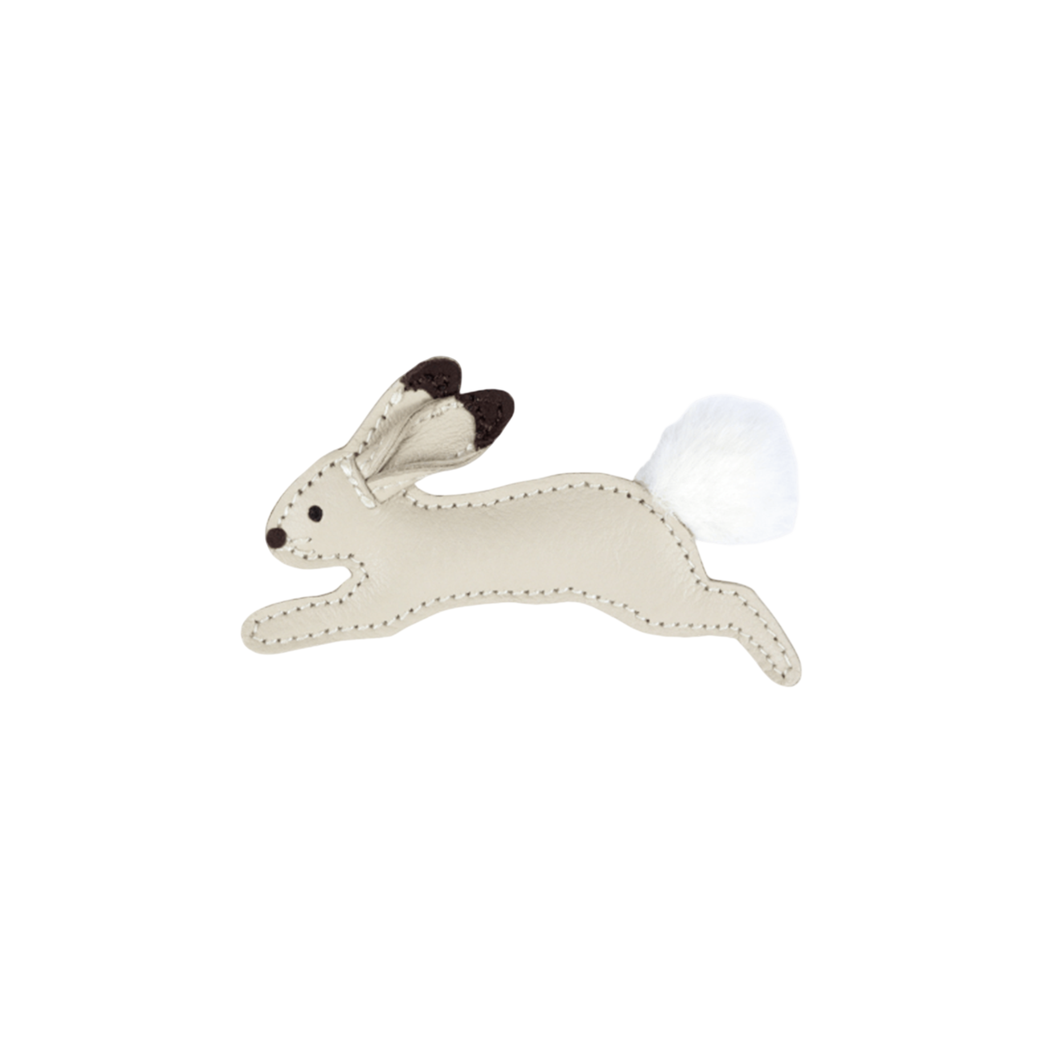 Haarspange hoppe Arctic Hare Cream Leather