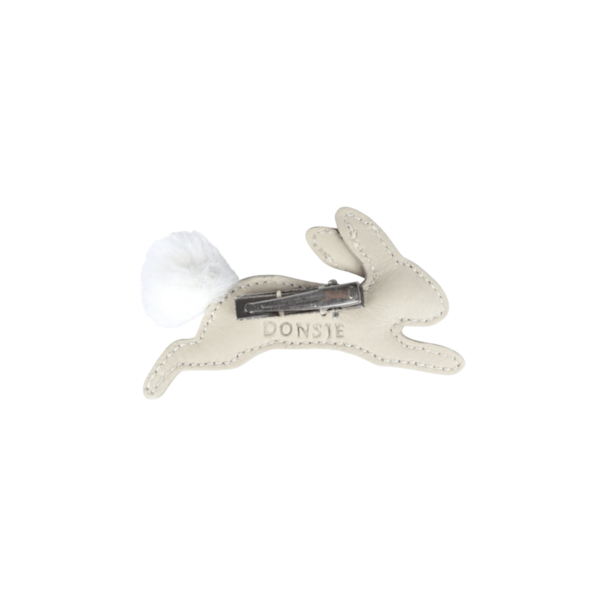 Haarspange hoppe Arctic Hare Cream Leather