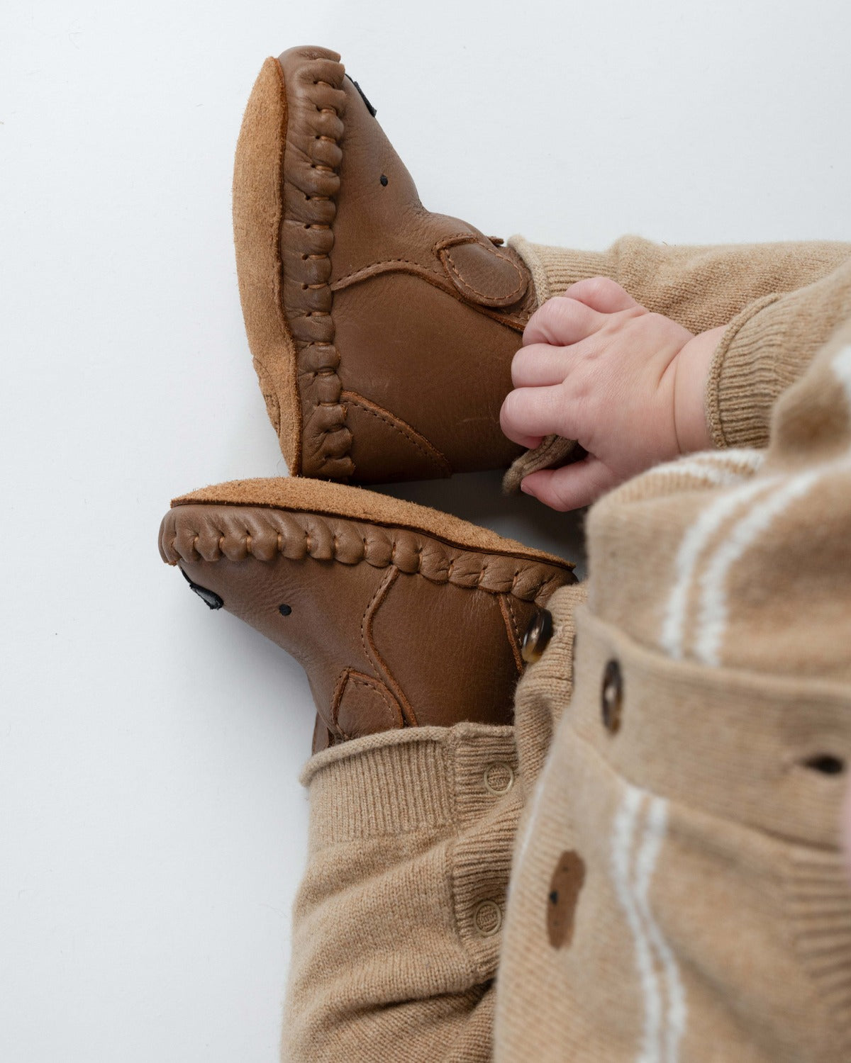 Baby Schuhe Kapi Classic Bear Cognac Classic Leather
