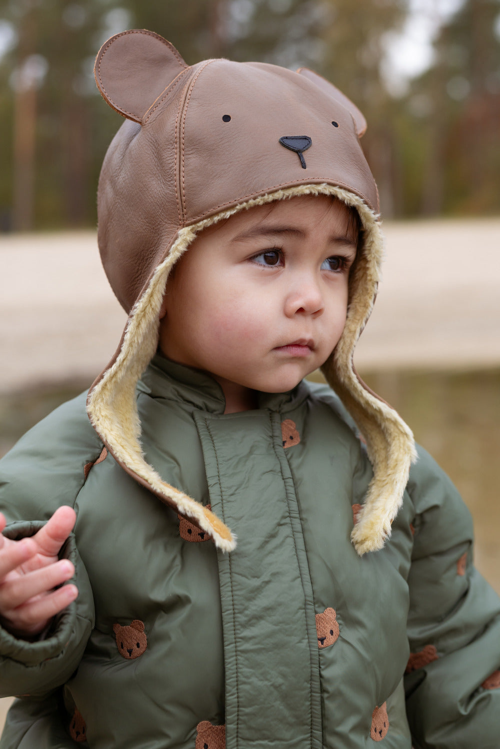 Mütze Kapi Classic Bear Cognac Classic Leather