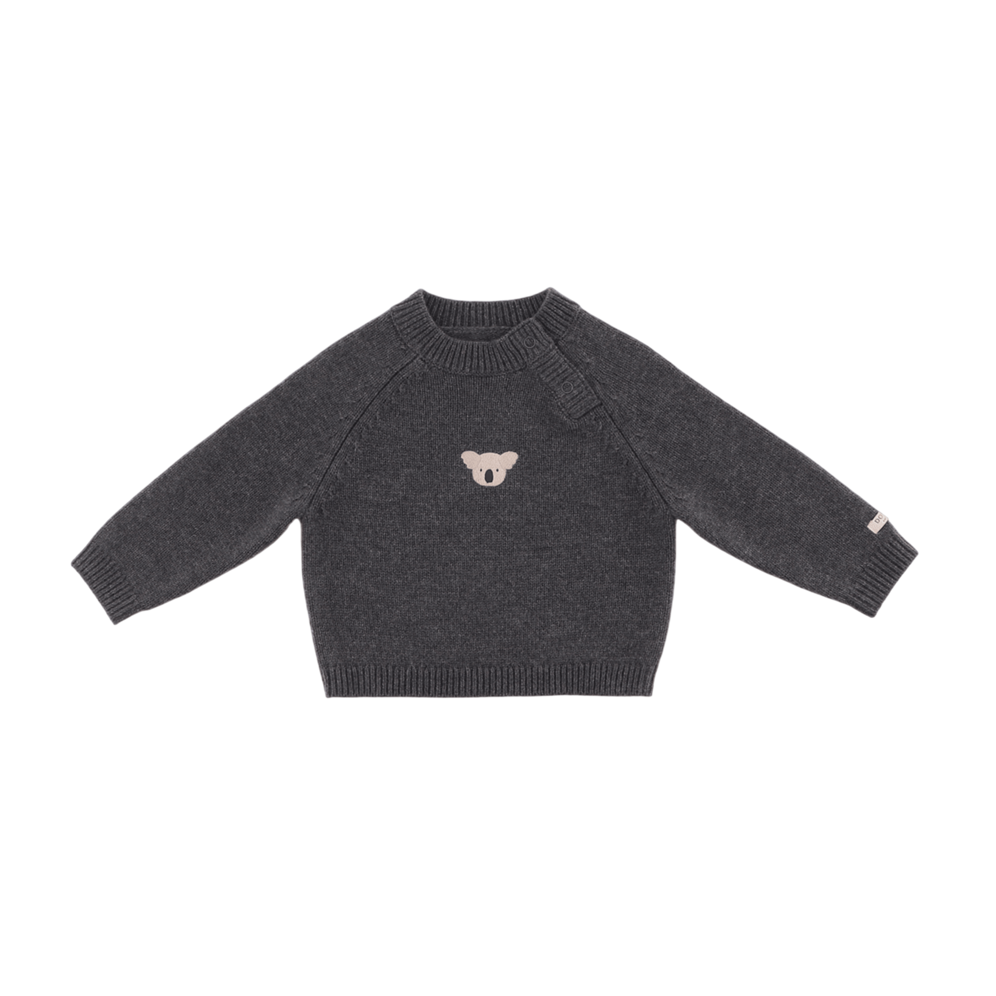 Strickpullover Sibbe Merino Koala Cloudy Grey melange