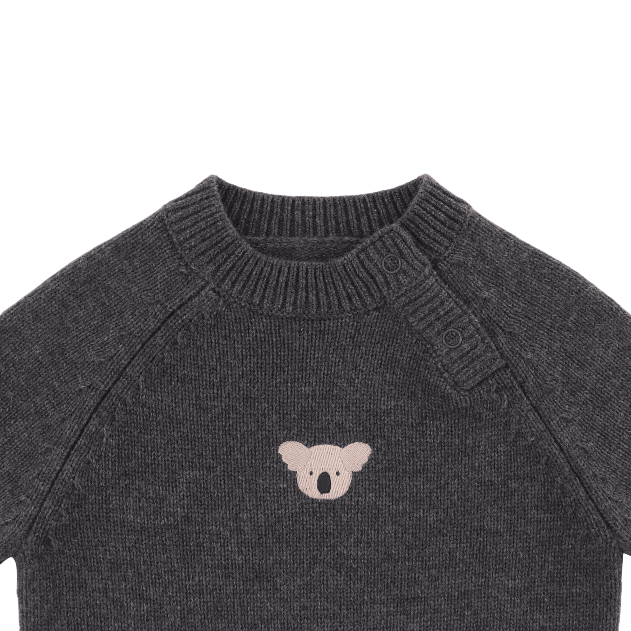 Strickpullover Sibbe Merino Koala Cloudy Grey melange