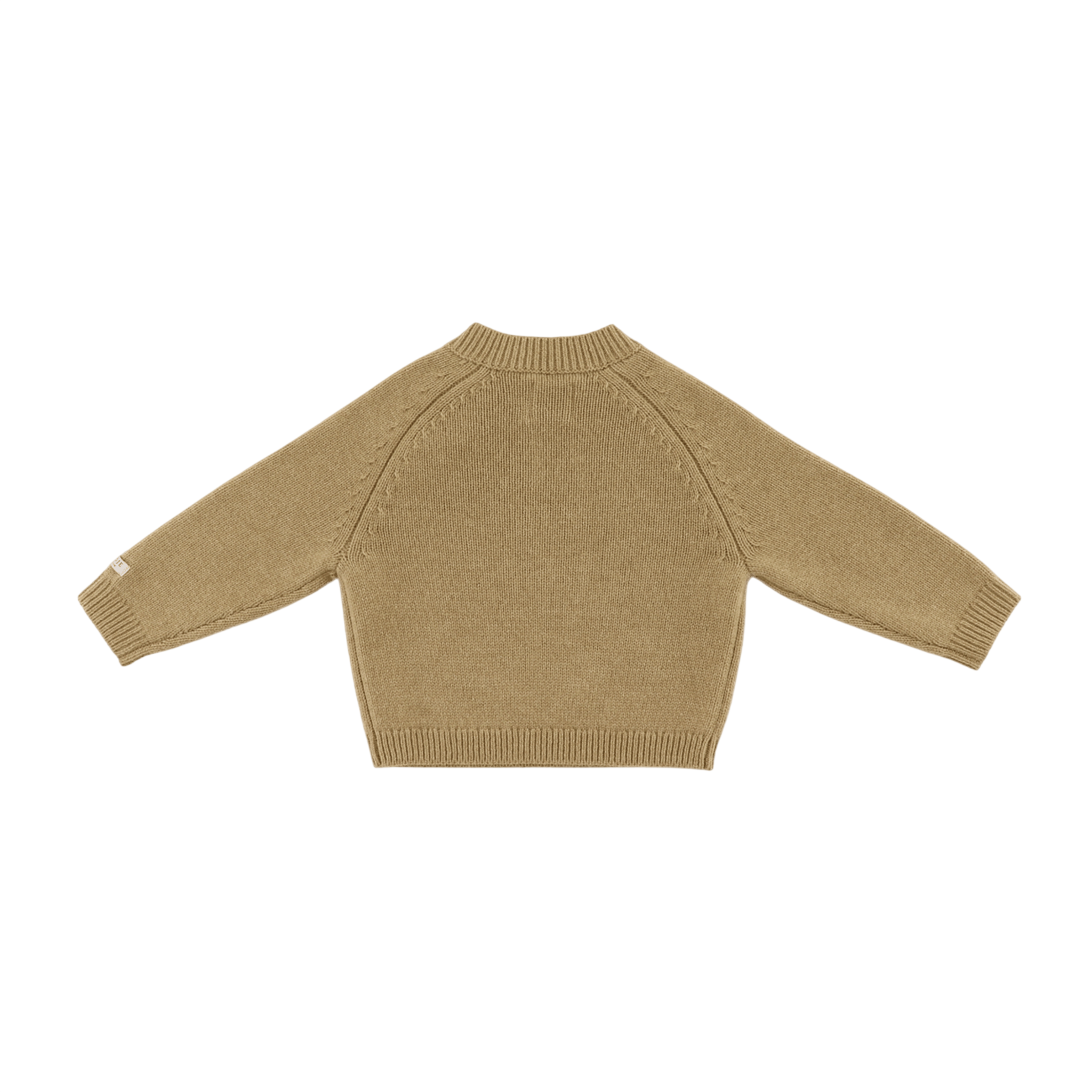 Baby Pullover Sibbe Merino Fluffy Bear Sesame