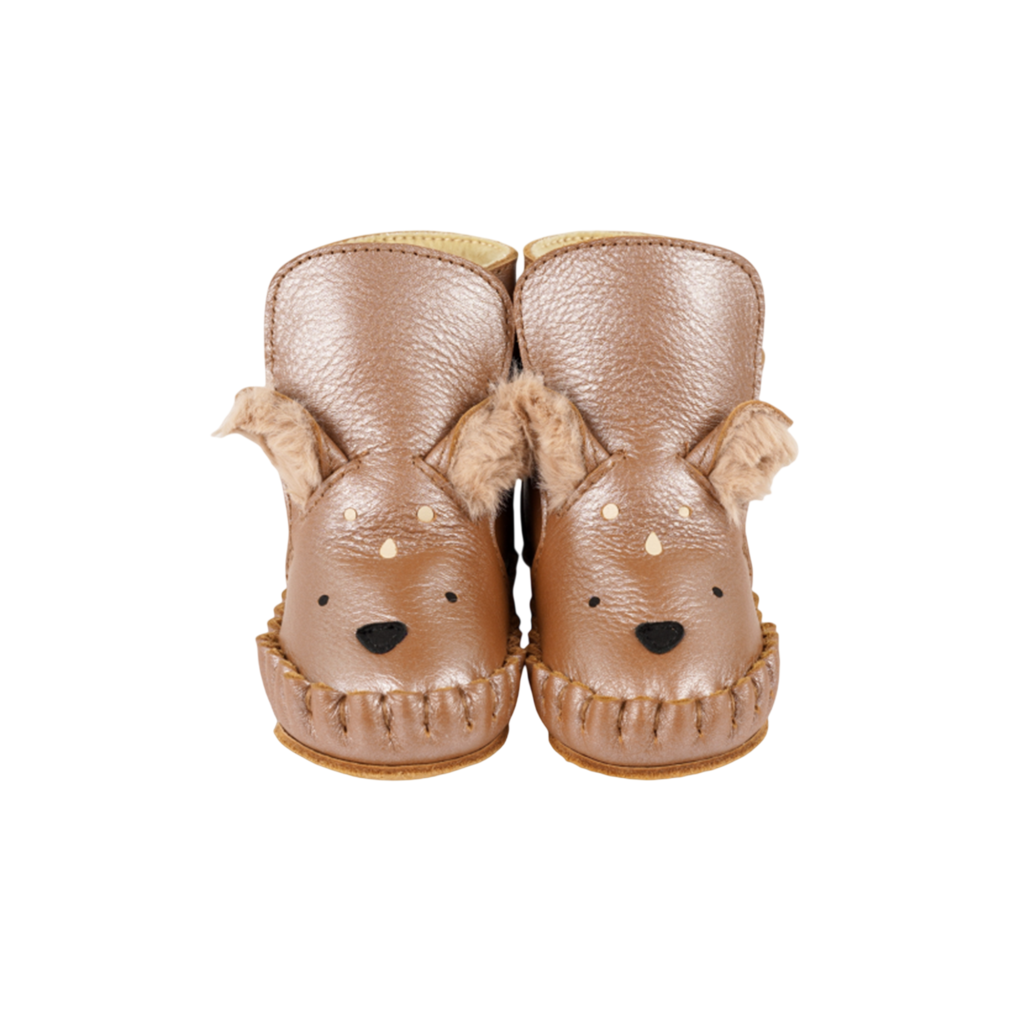 Baby Schuhe Smikki Deer Clay Metallic Leather