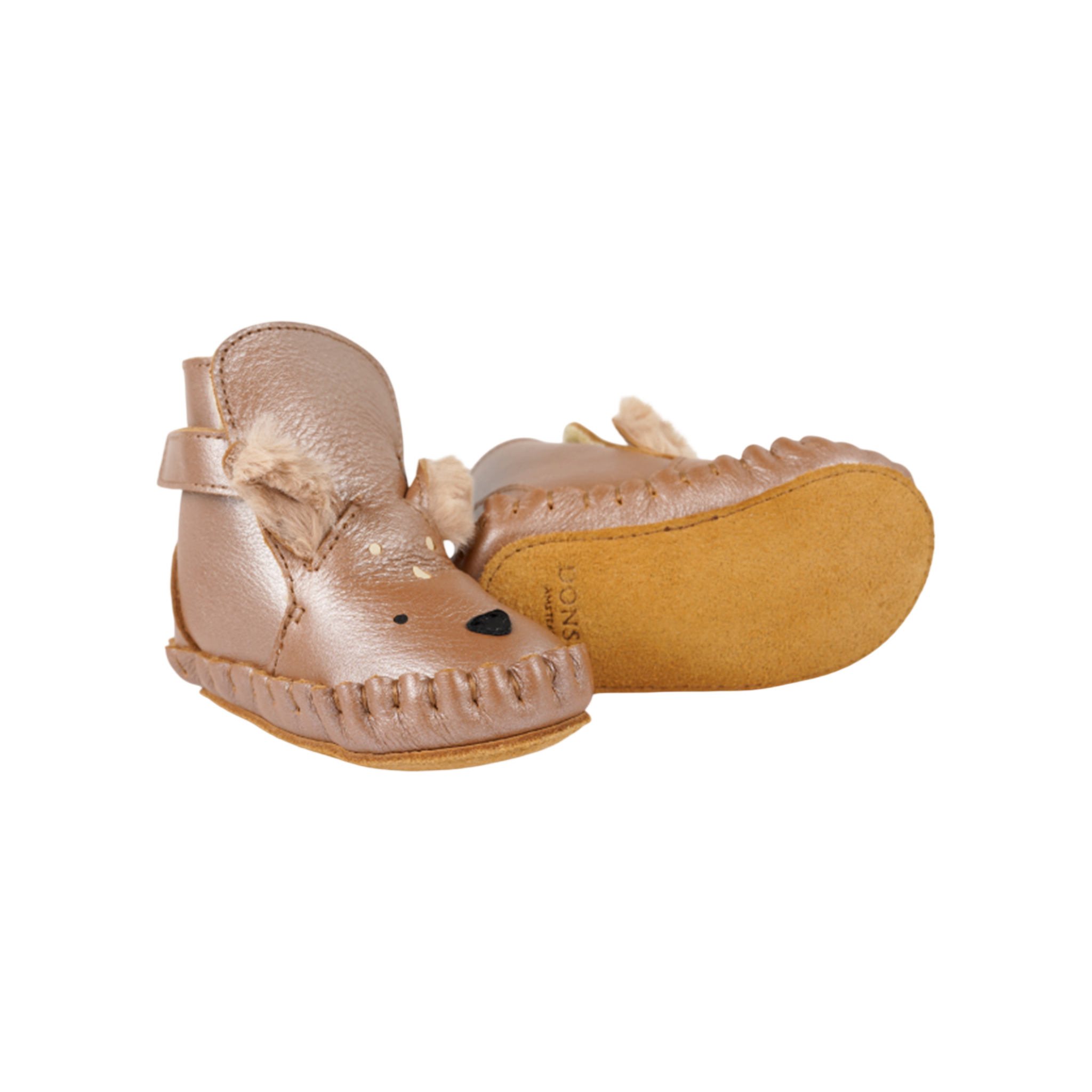 Baby Schuhe Smikki Deer Clay Metallic Leather