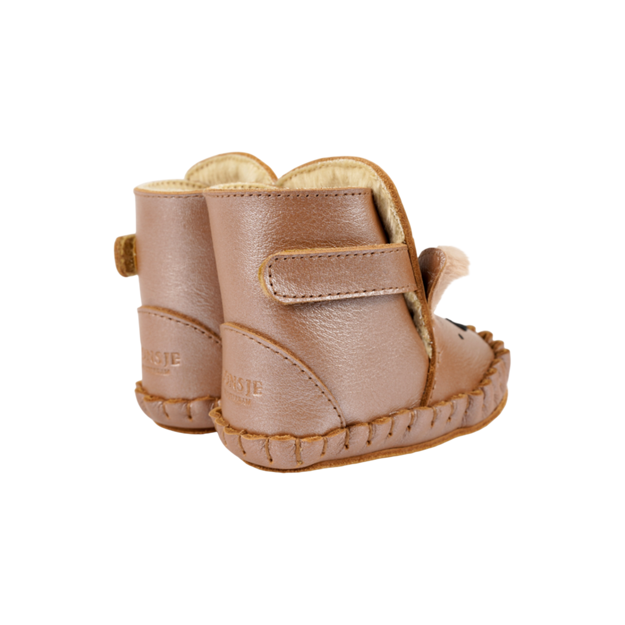 Baby Schuhe Smikki Deer Clay Metallic Leather