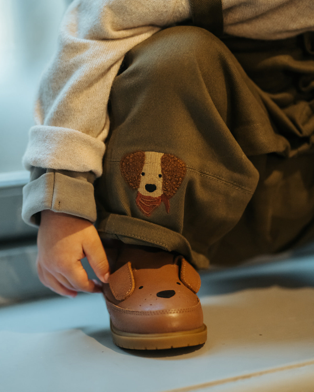 Stiefel Wadudu Classic Dog Hazelnut Leather