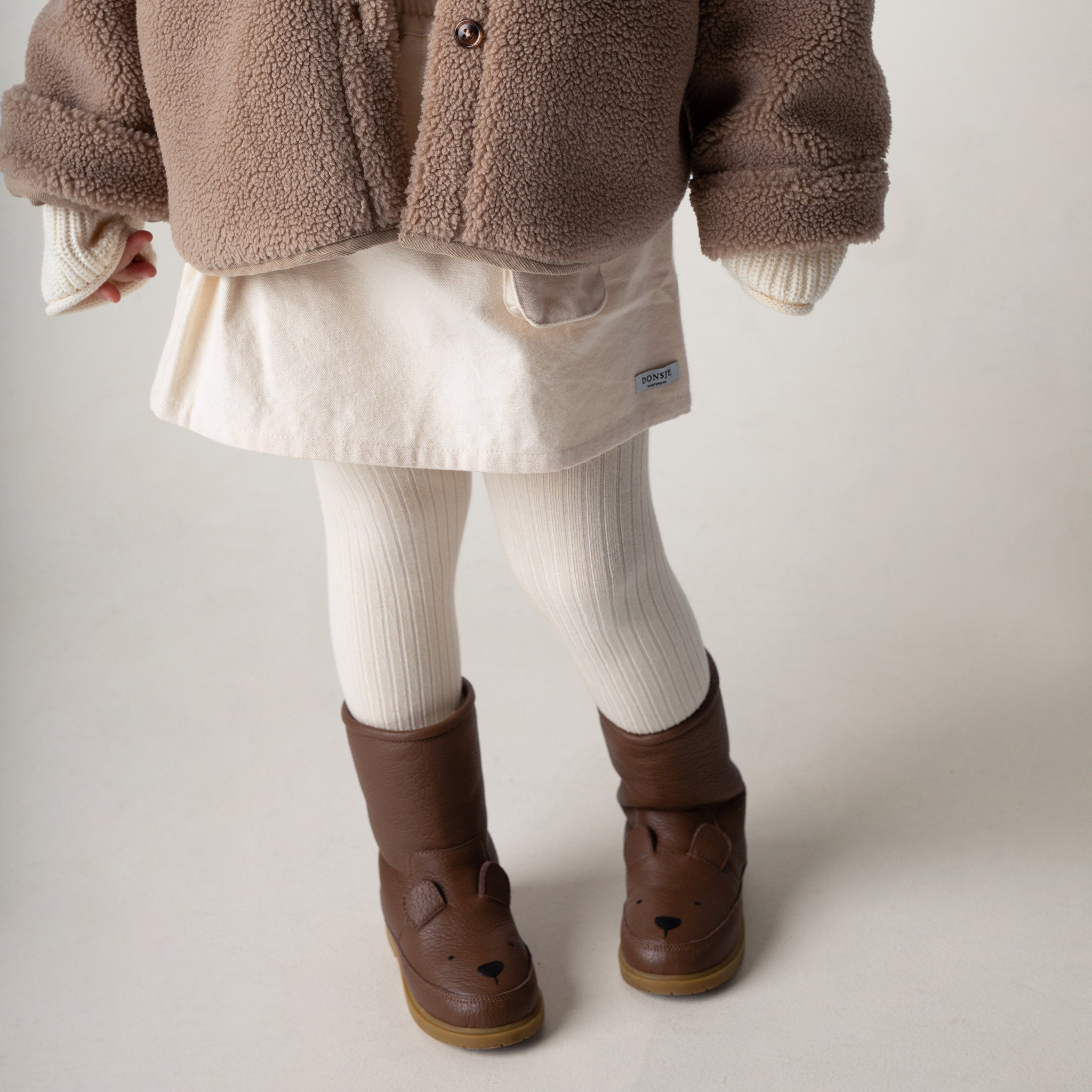 Bottes Wadudu Classic Boots Bear en cuir cognac / Wadudu Classic Boots Bear en cuir cognac