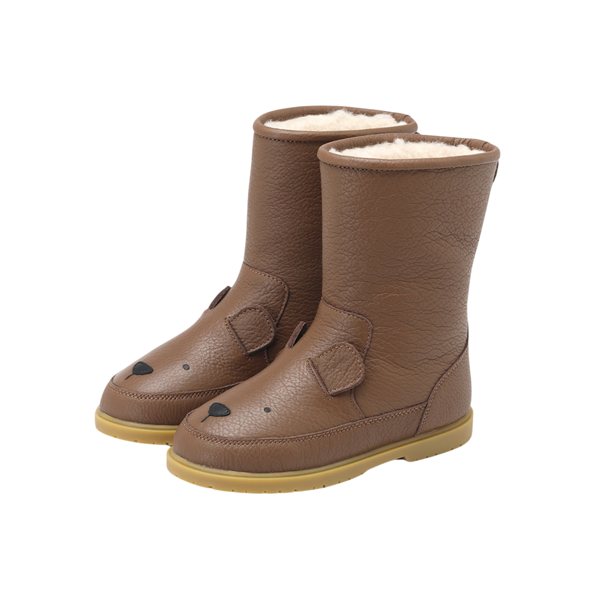 Bottes Wadudu Classic Boots Bear en cuir cognac / Wadudu Classic Boots Bear en cuir cognac
