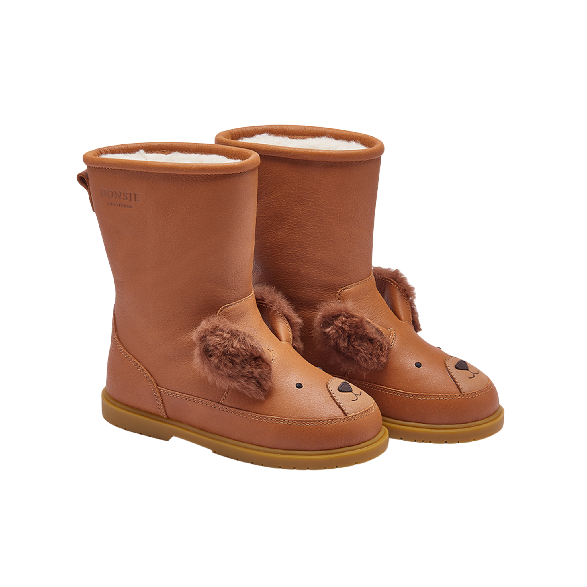 Wadudu Exclusive Fluffy Squirrel Fudge Leather Boots