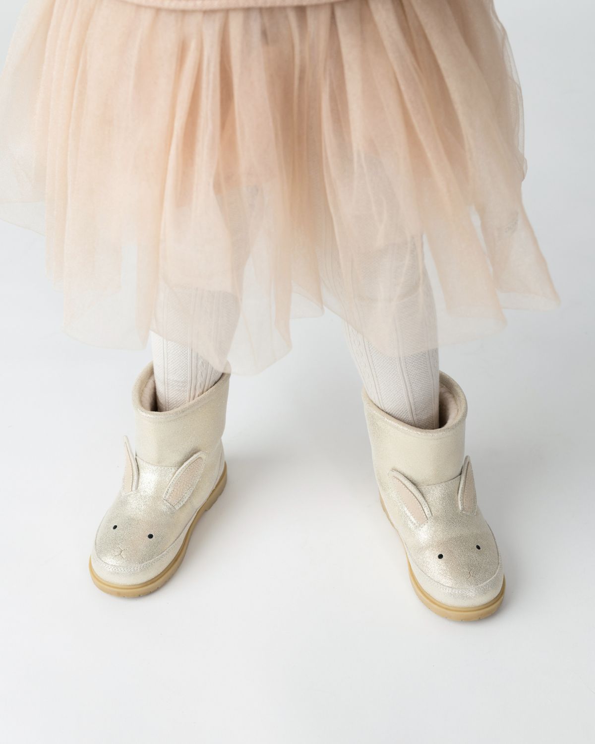 Stiefel Xelly Bunny Silver Metallic Leather