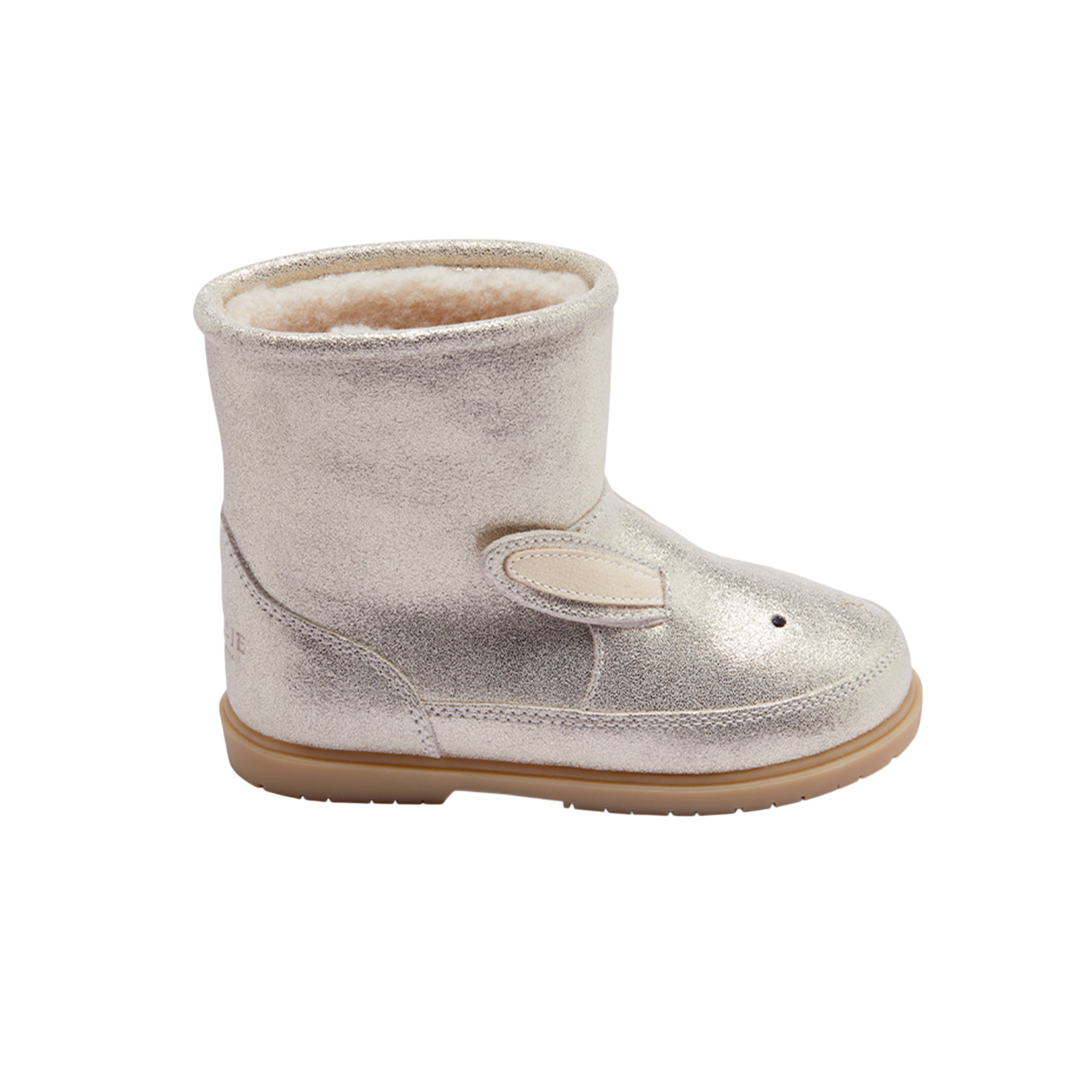Stiefel Xelly Bunny Silver Metallic Leather