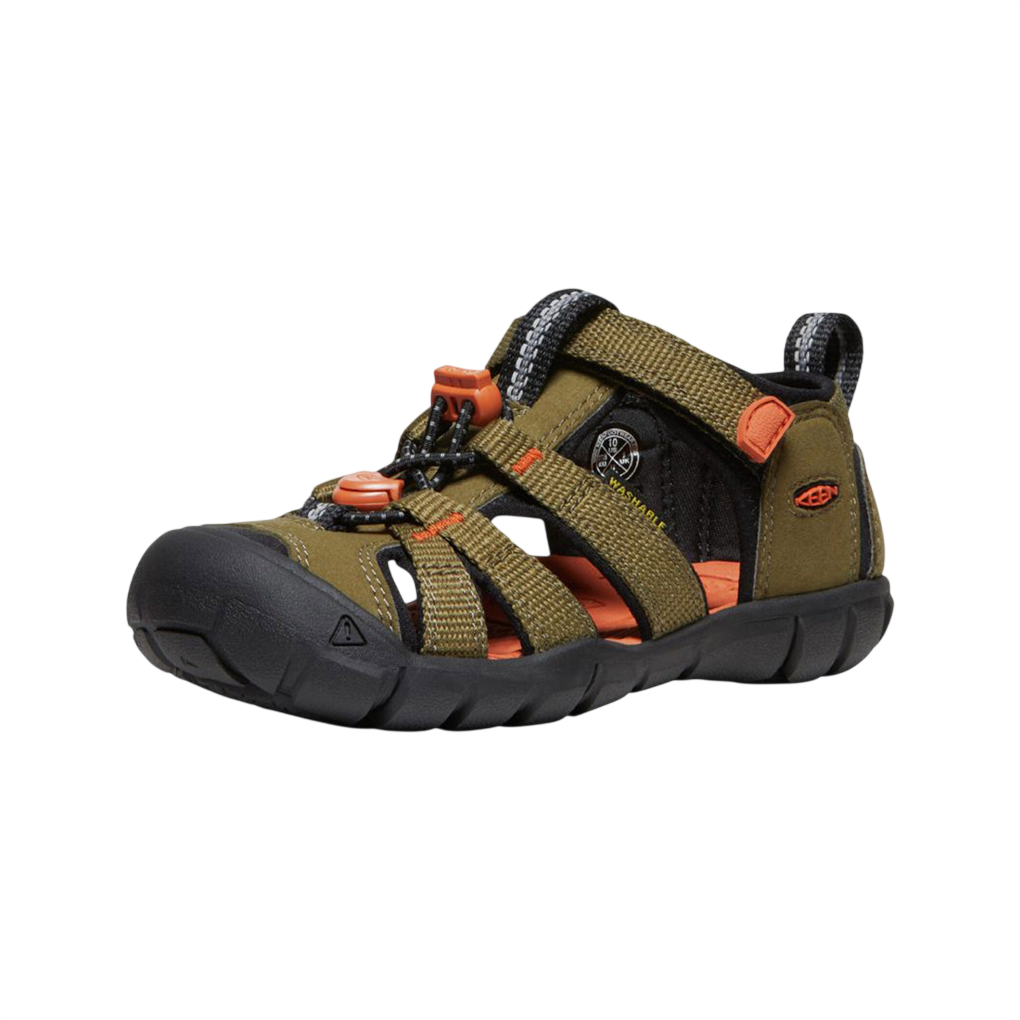 Water Sandals C Seacamp II CNX Dark Olive/Gold Flame