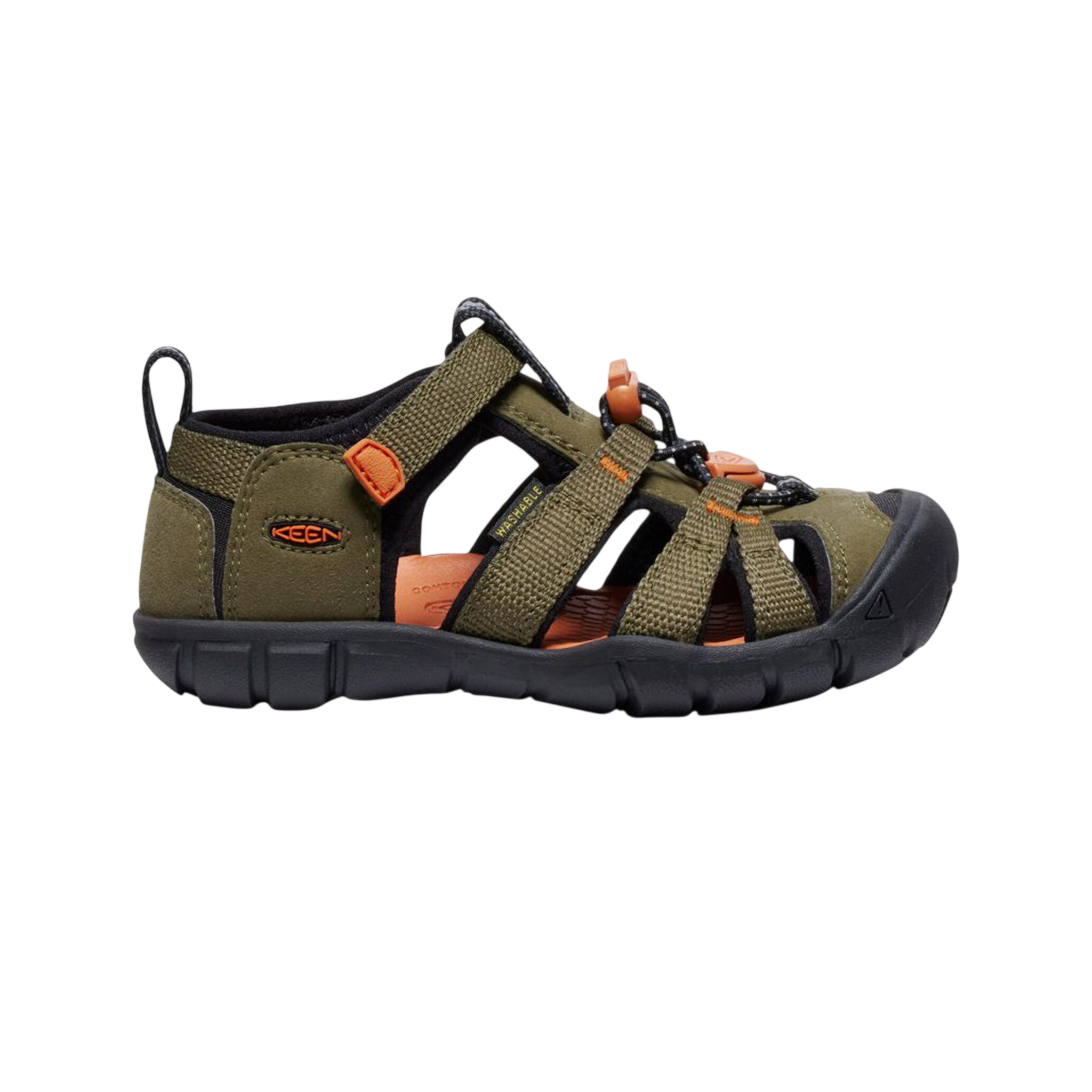 Water Sandals C Seacamp II CNX Dark Olive/Gold Flame