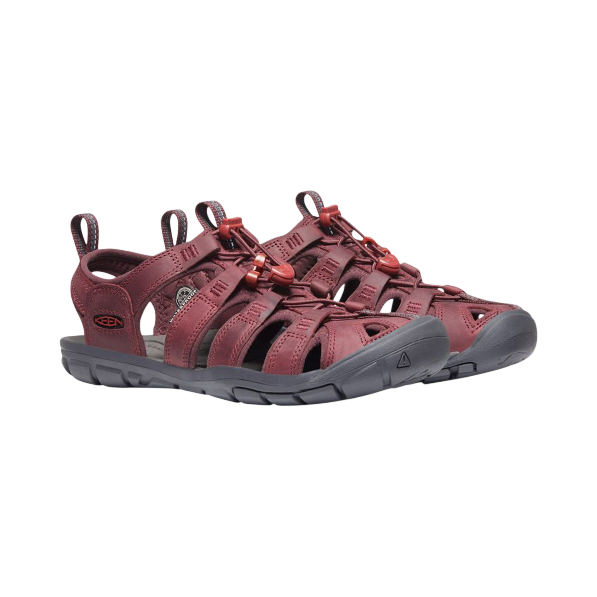 Sandals W Clearwater CNX Leather wine/red dahlia
