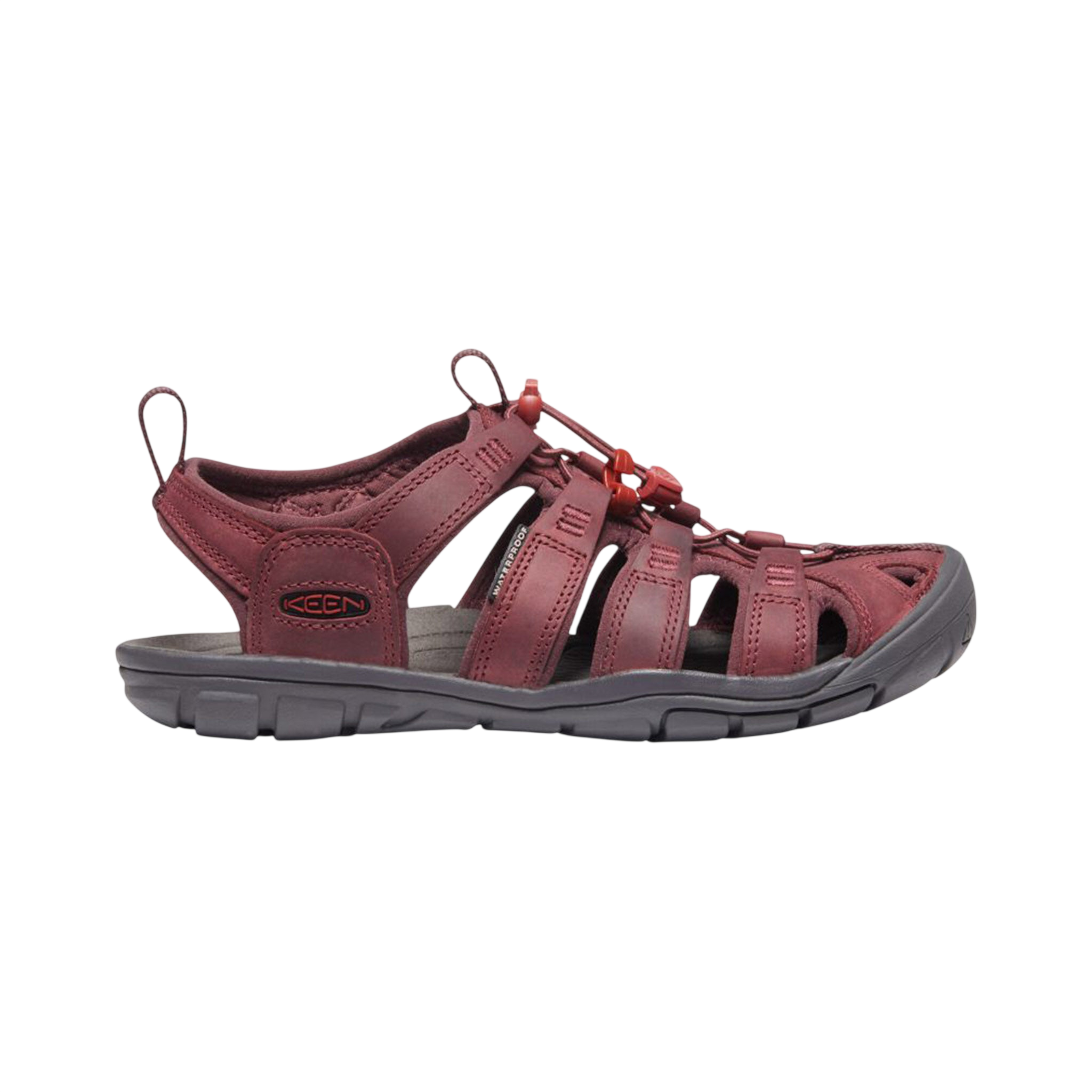 Sandals W Clearwater CNX Leather wine/red dahlia