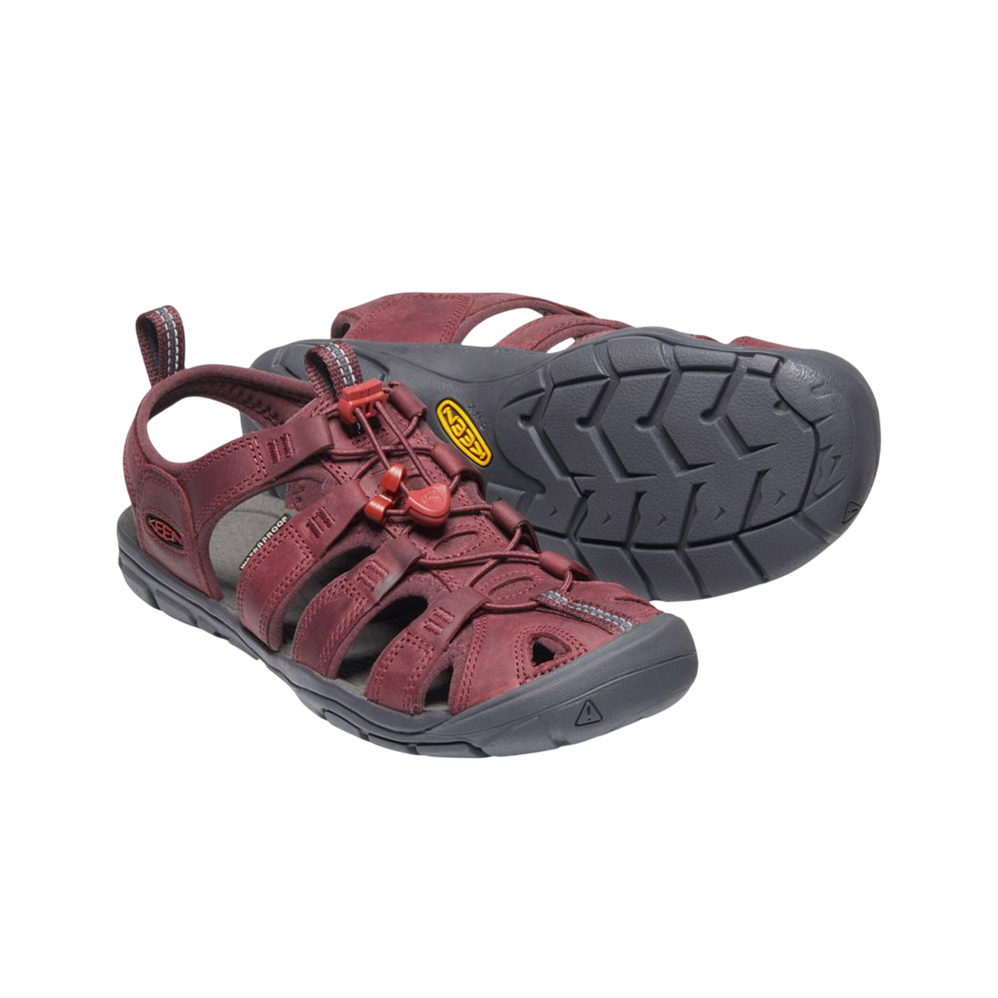Sandals W Clearwater CNX Leather wine/red dahlia