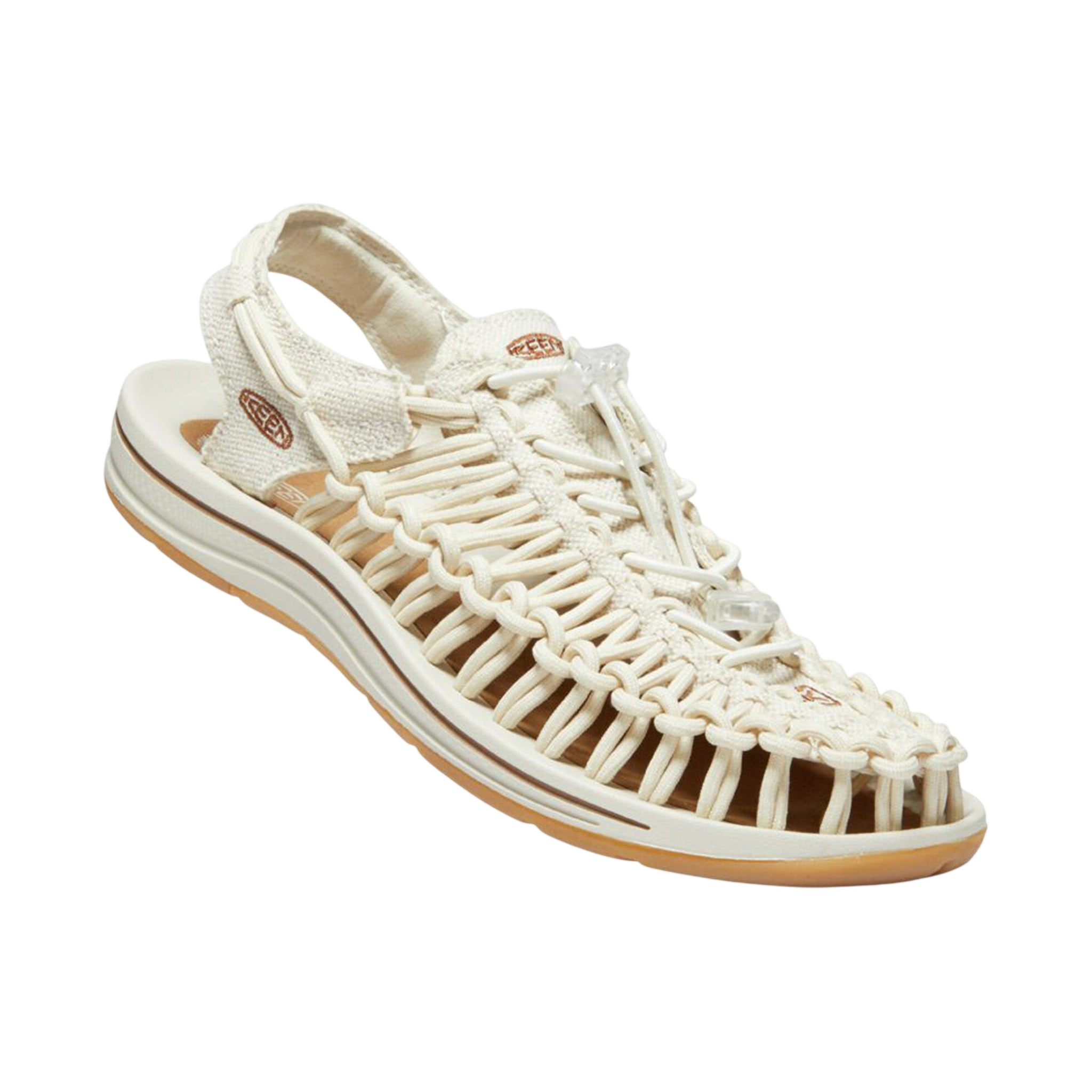Sandals W Uneek Canvas, natural canvas/birch