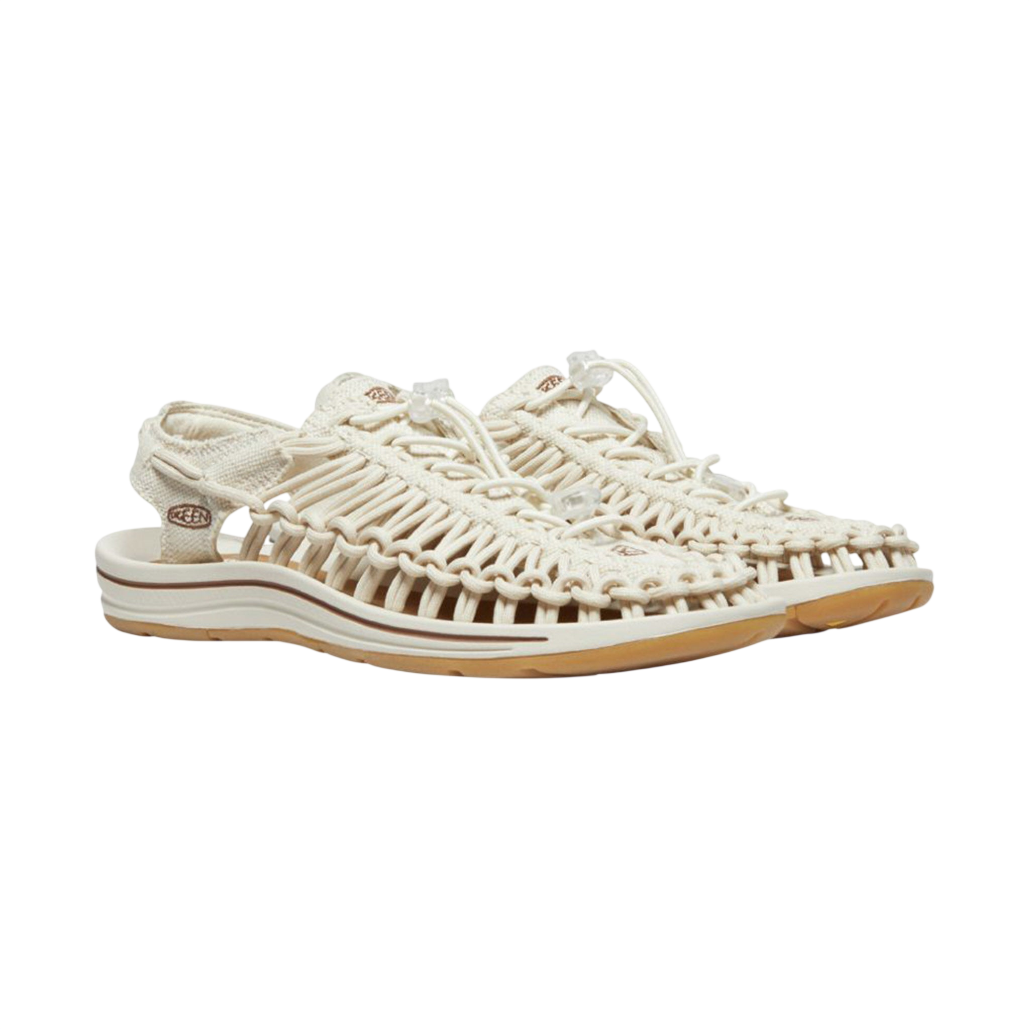 Sandals W Uneek Canvas, natural canvas/birch