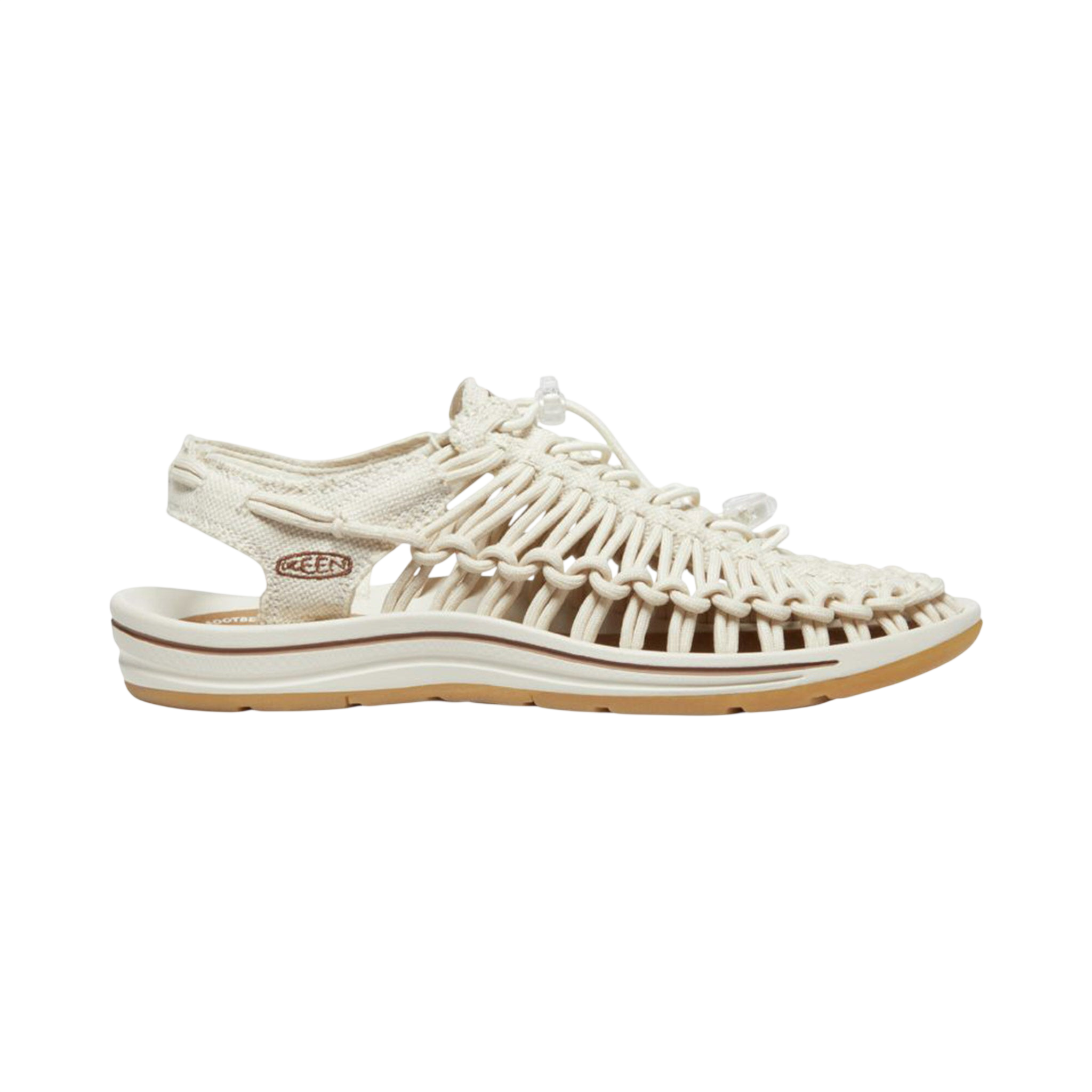 Sandals W Uneek Canvas, natural canvas/birch