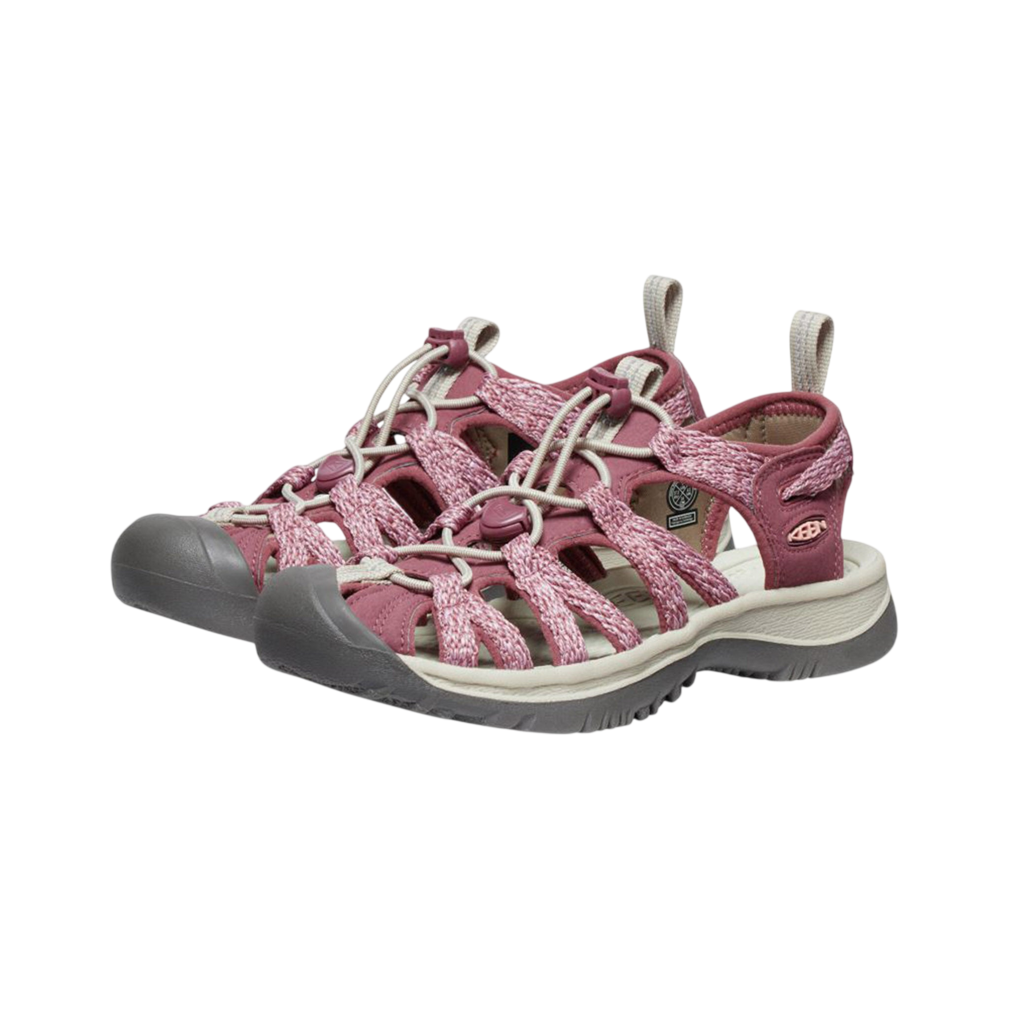 Sandals W Whisper Rose Brown/Peach Parfait