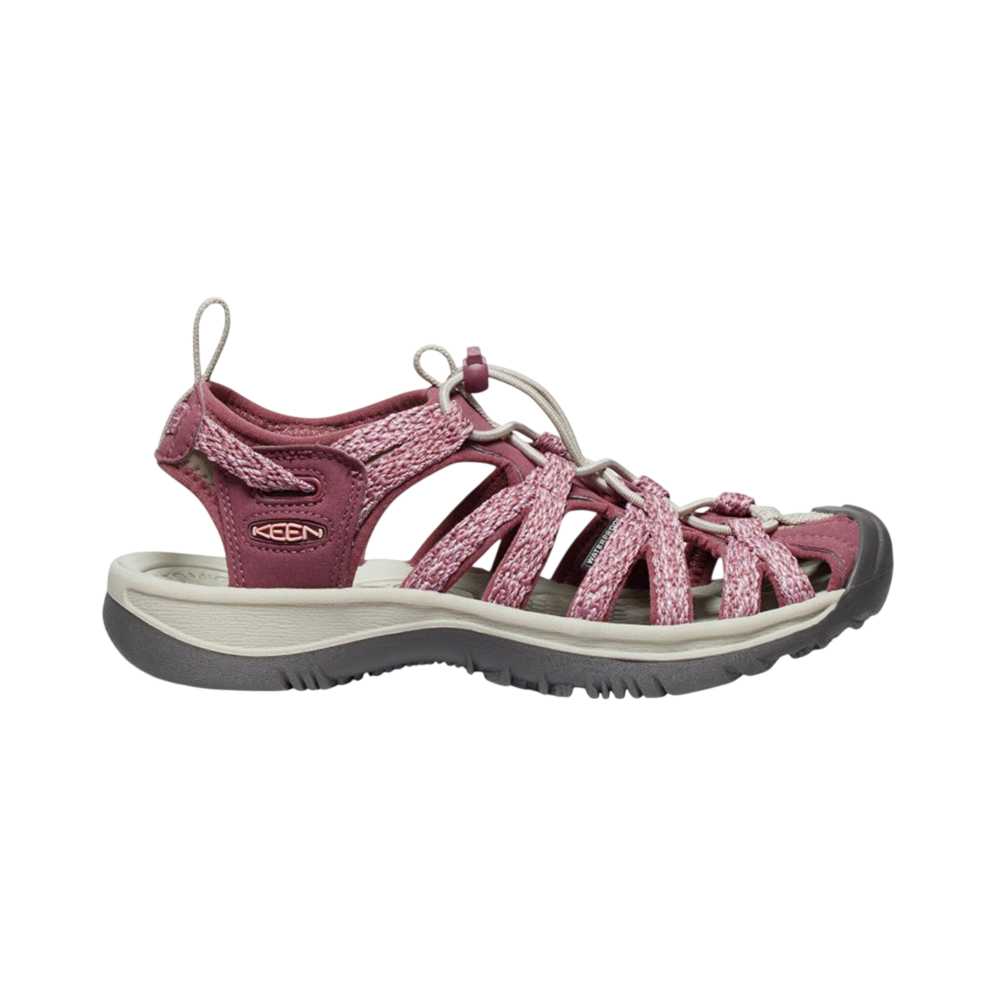 Sandals W Whisper Rose Brown/Peach Parfait