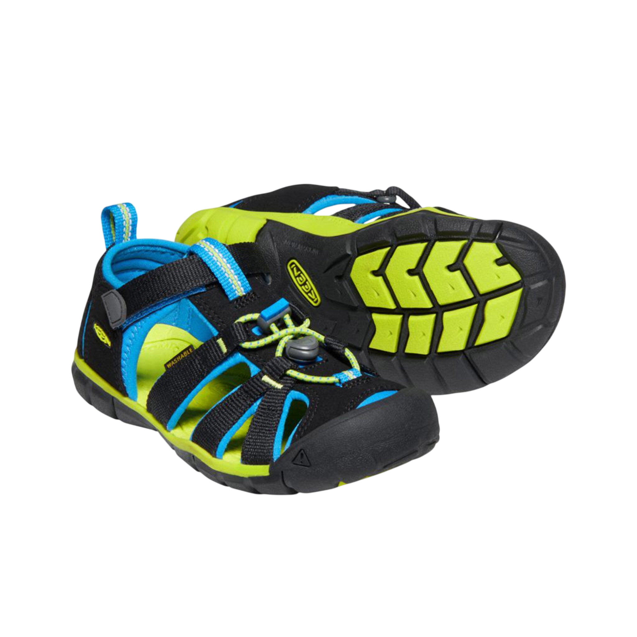 Y Seacamp II CNX Water Sandals, Black/Brilliant Blue