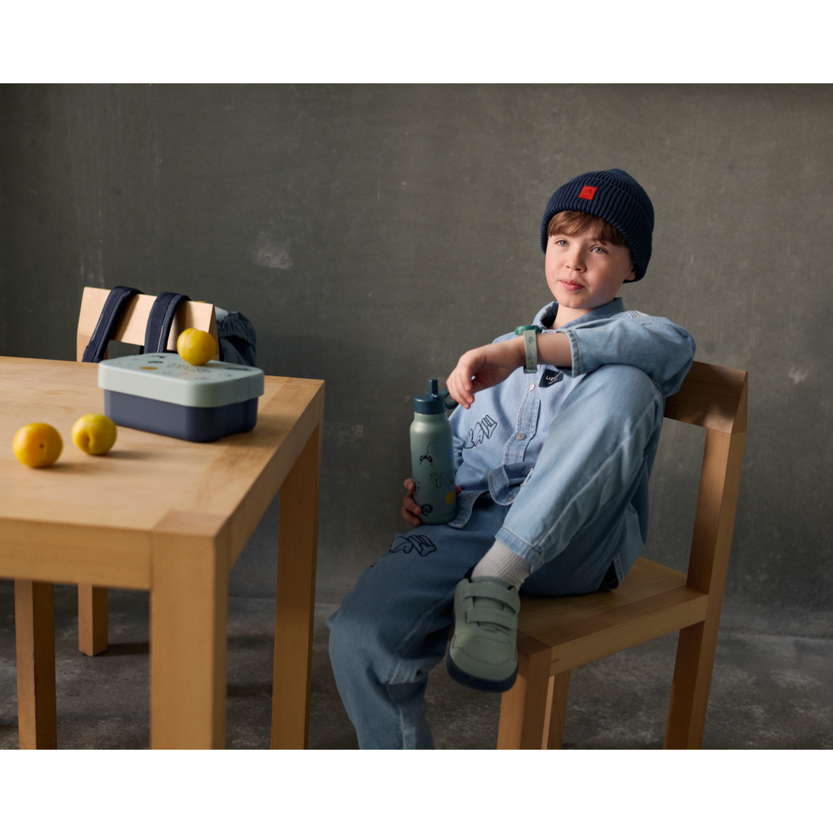 Ezra Garden Classic Navy Beanie