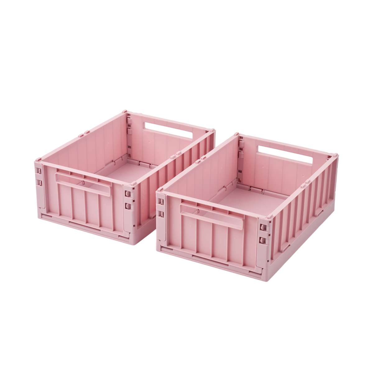Weston Box M Storage Box, 2-Pack, Rose Blush