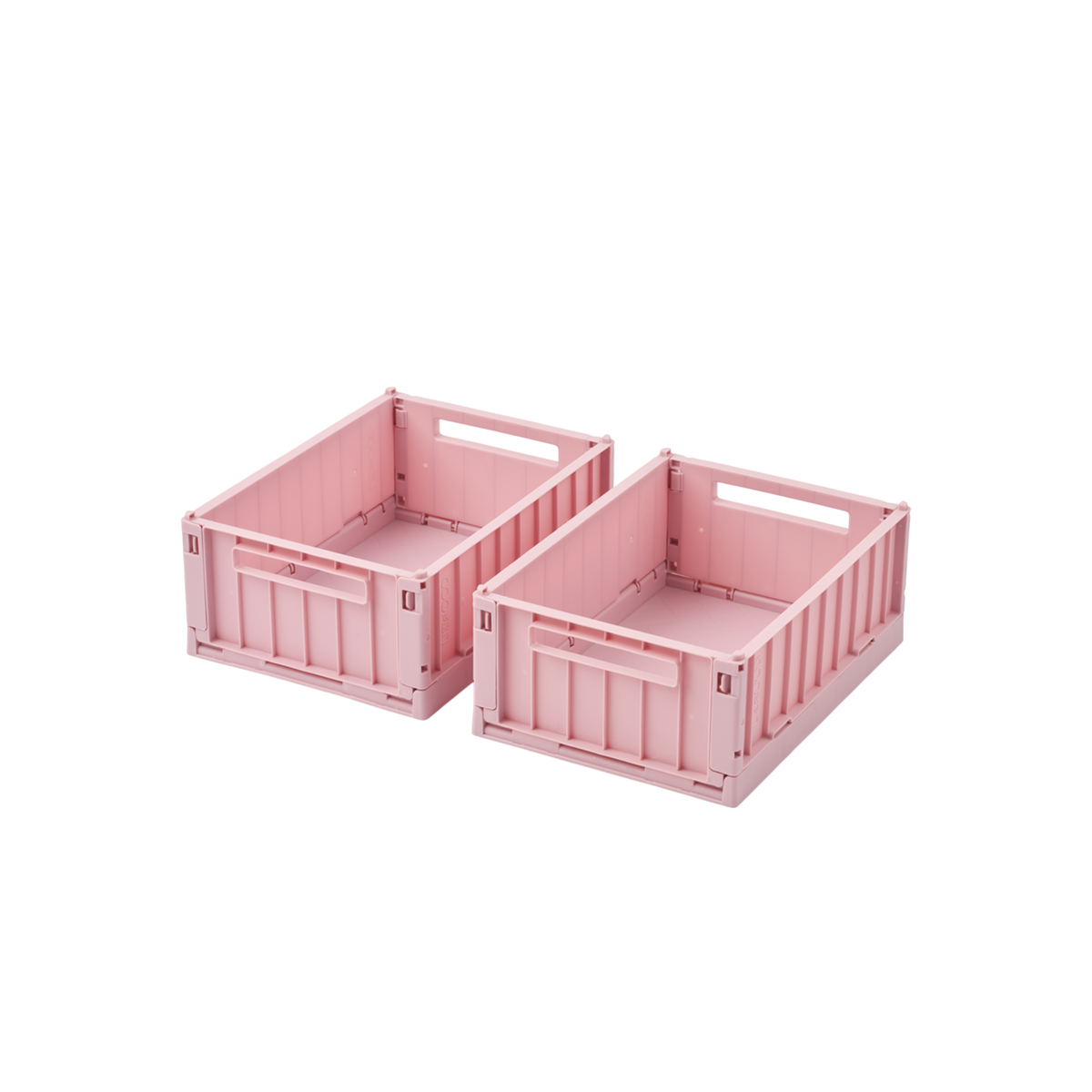 Weston Box S Storage Box, 2-Pack, Rose Blush