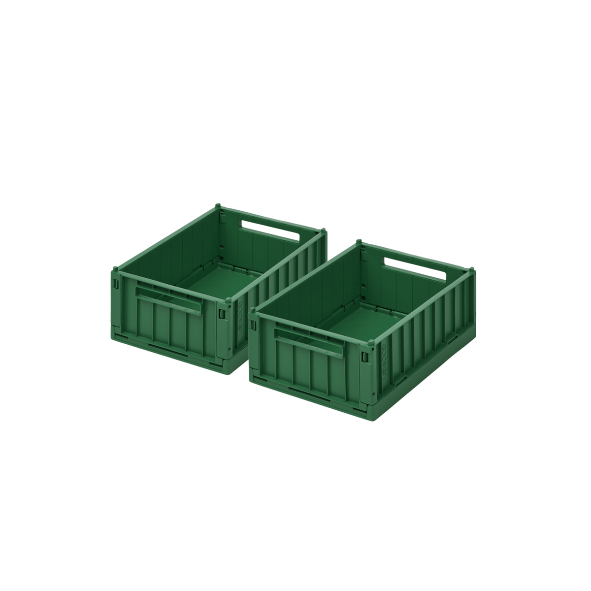 Boîte de rangement Weston Box S, lot de 2, couleur Garden Green