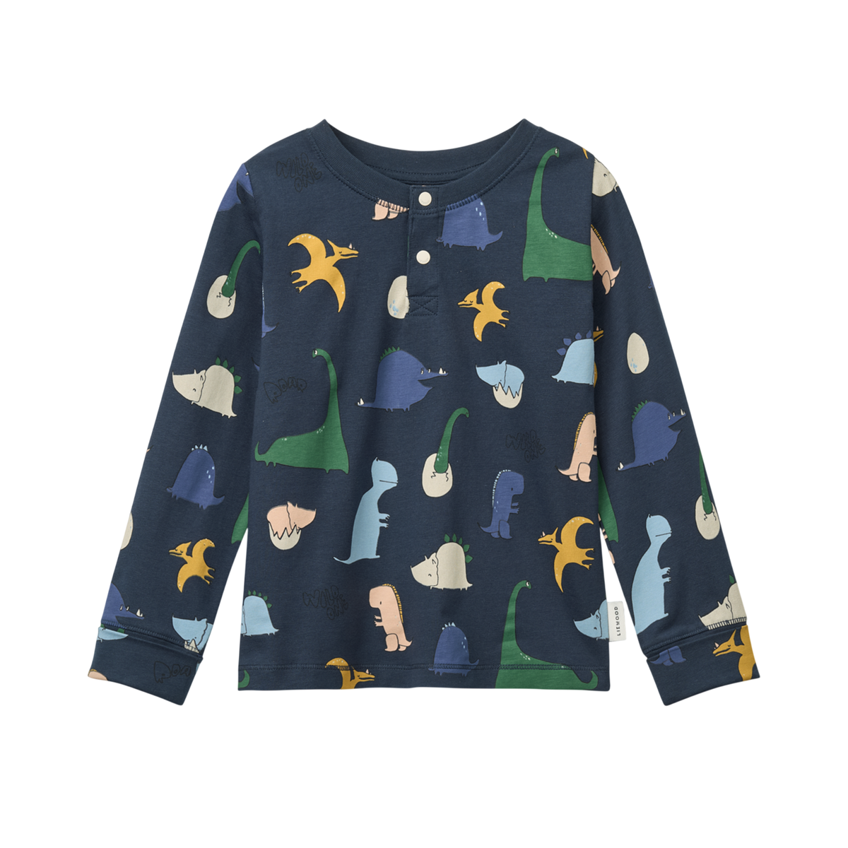 Wilhelm Grow Dino Roar Classic Navy Pajama Set