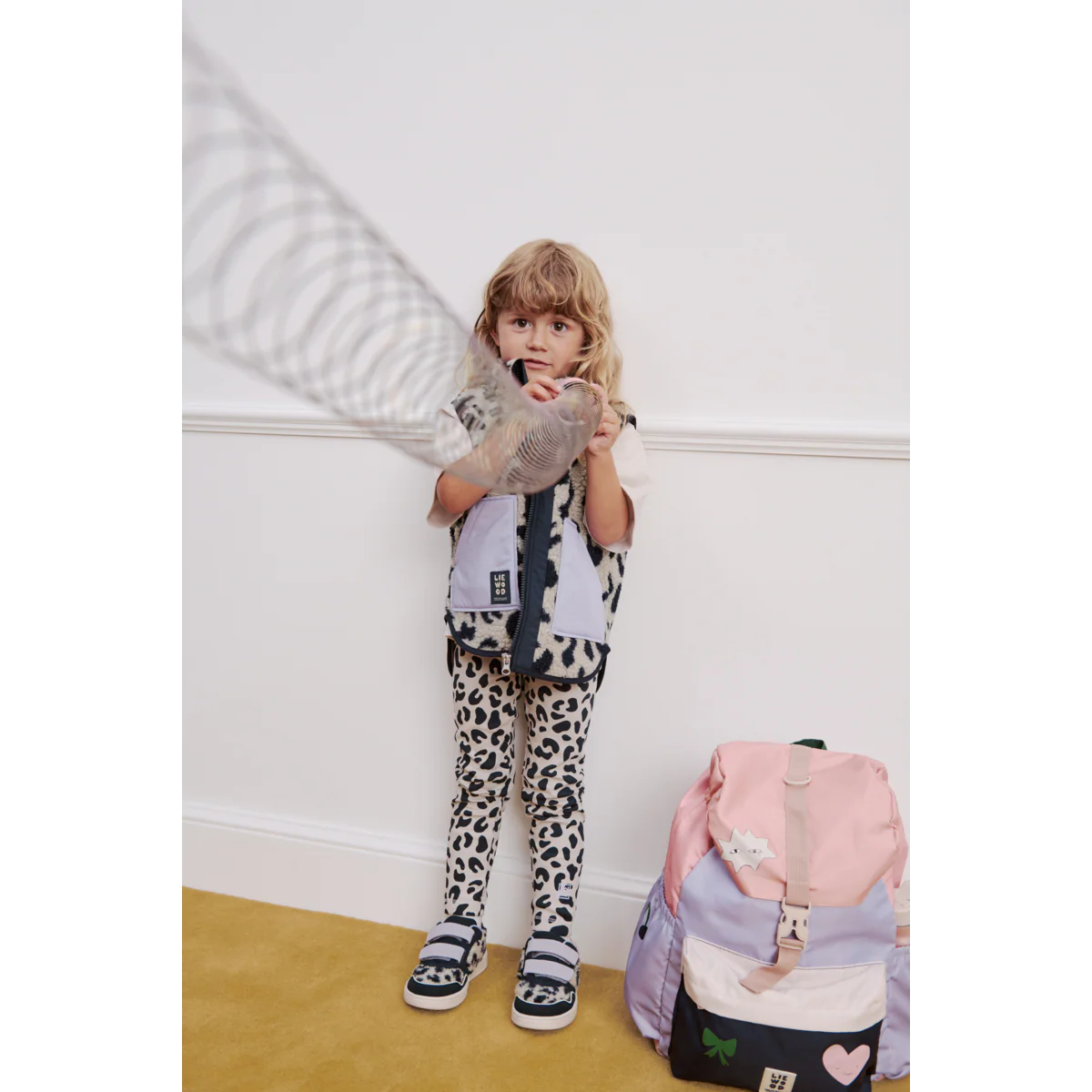 Gilet Noam Pile Mega leo Mist mix