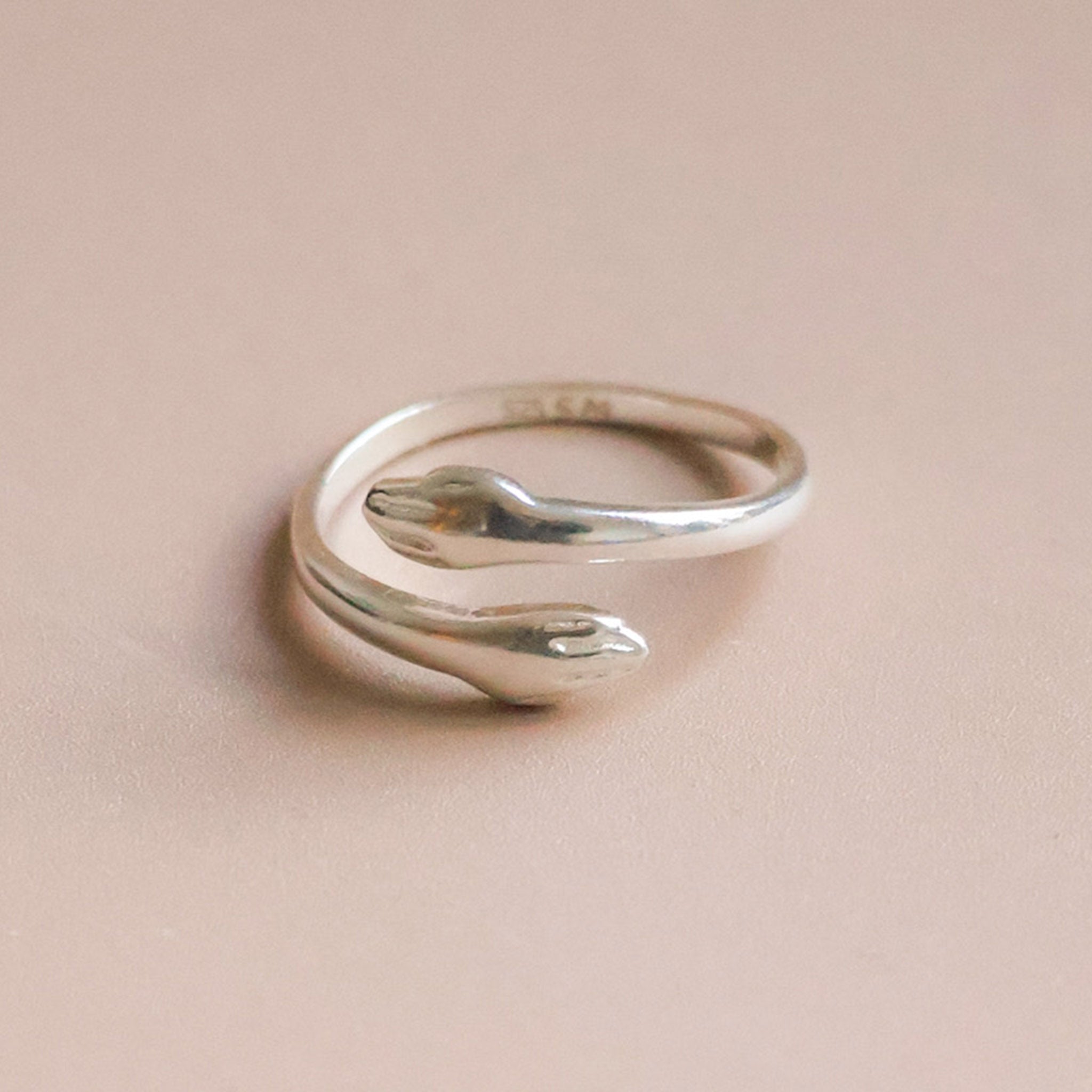 Bague Hug argent argent