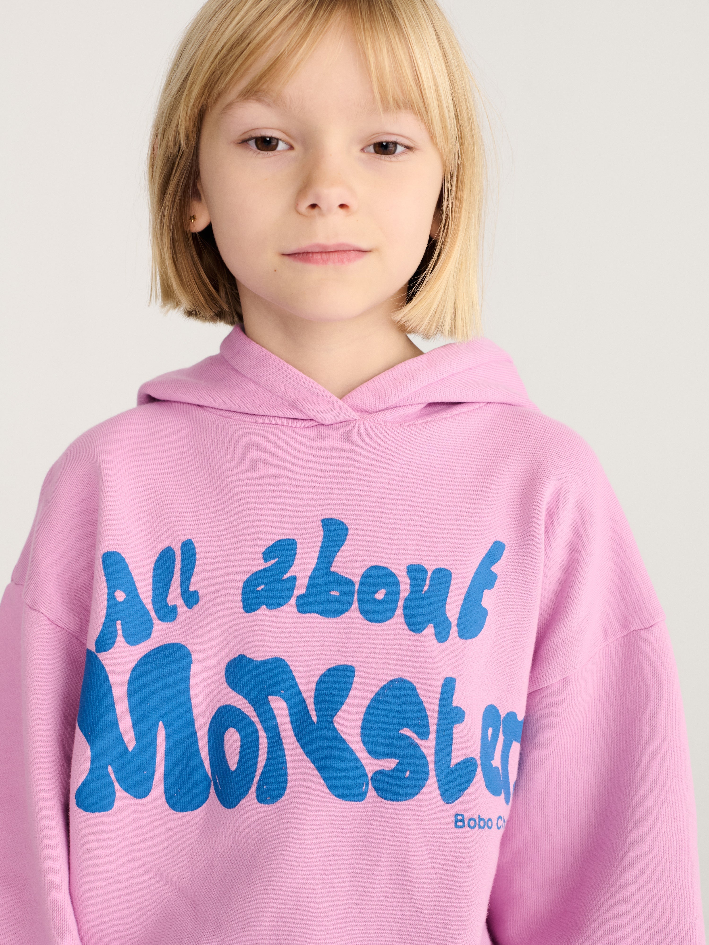 "All About Monsters" Hoodie / "All About Monsters" Hoodie, Pink