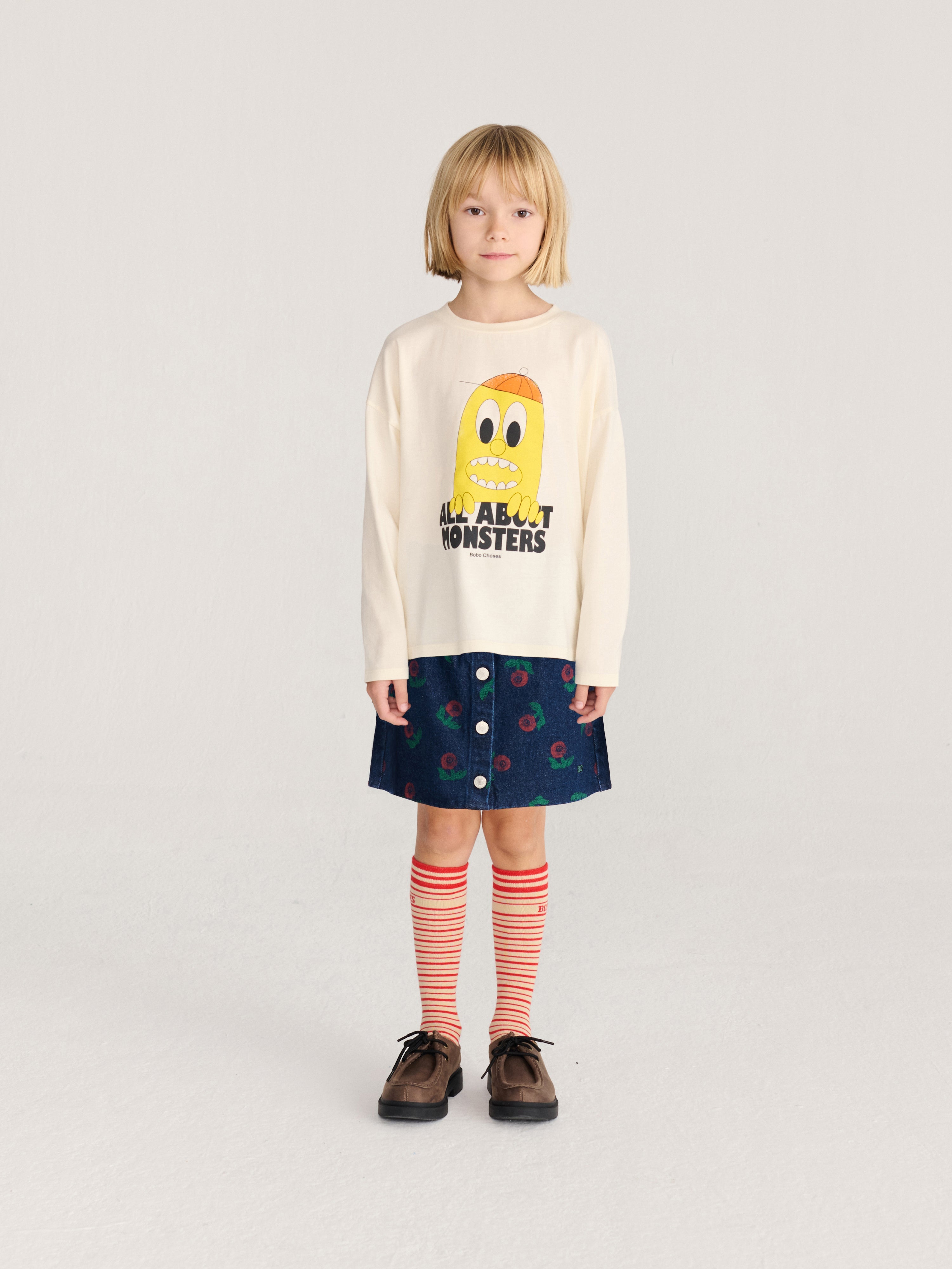 T-shirt à manches longues Bigtooth Lemon blanc cassé / T-shirt Bigtooth Lemon blanc cassé