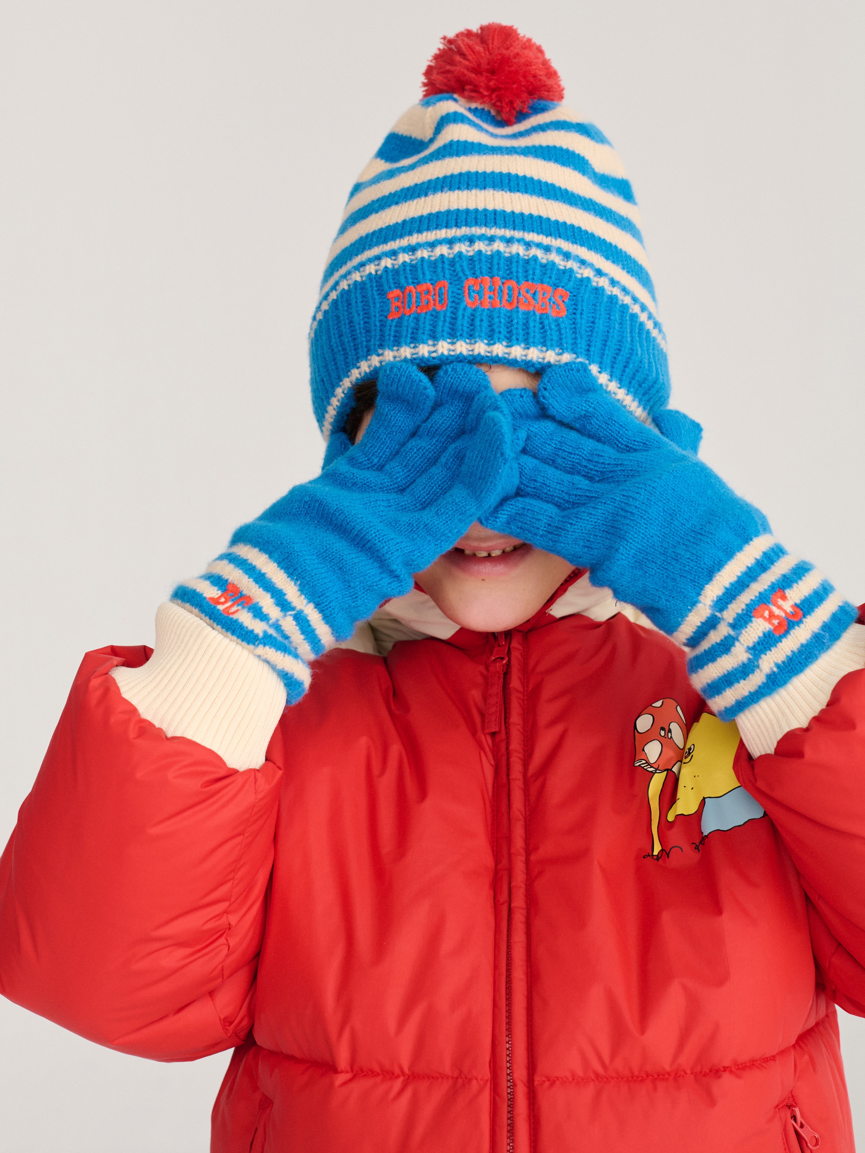 Gants Bobo Choses bleu clair