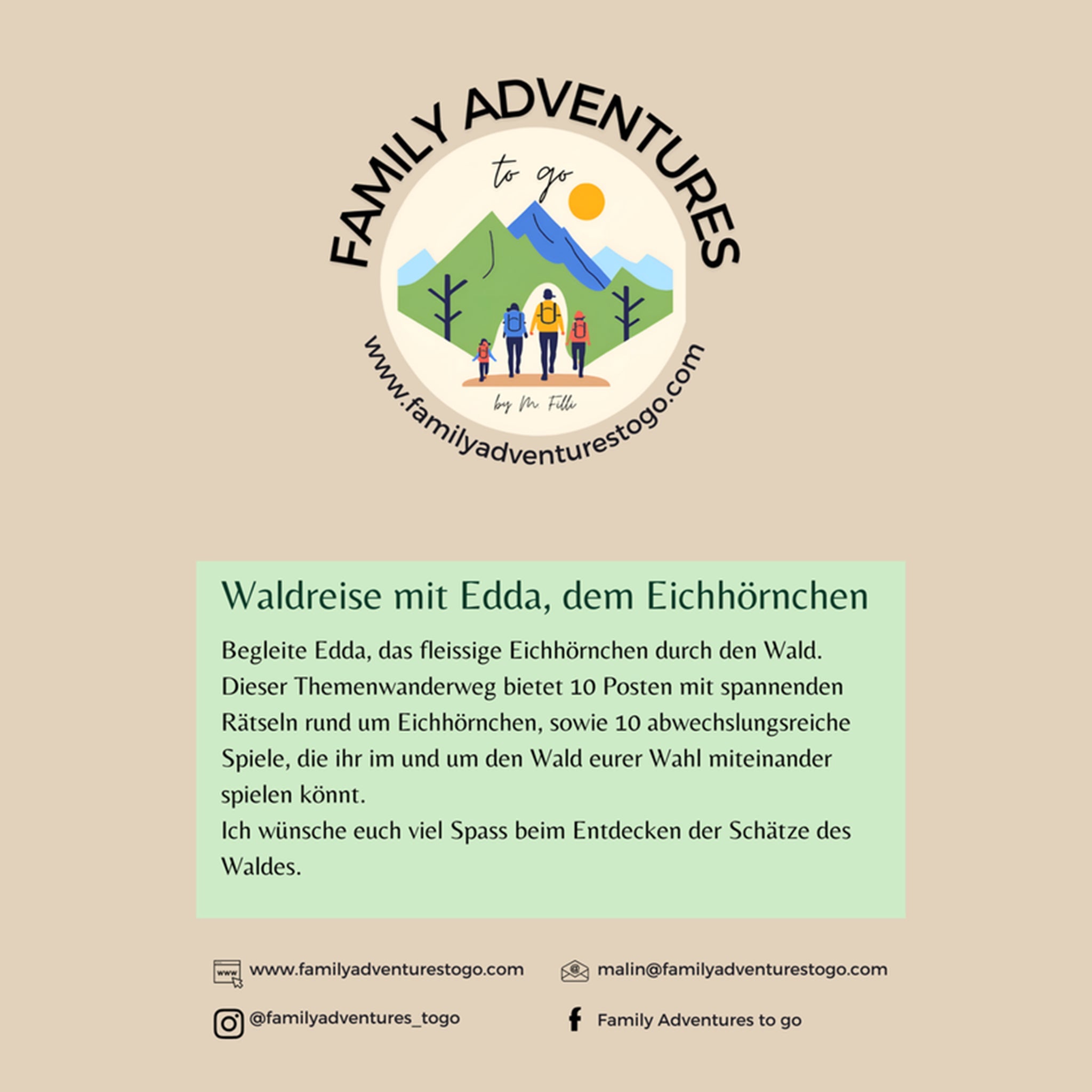 Waldreise mit Edda Einzelprodukt