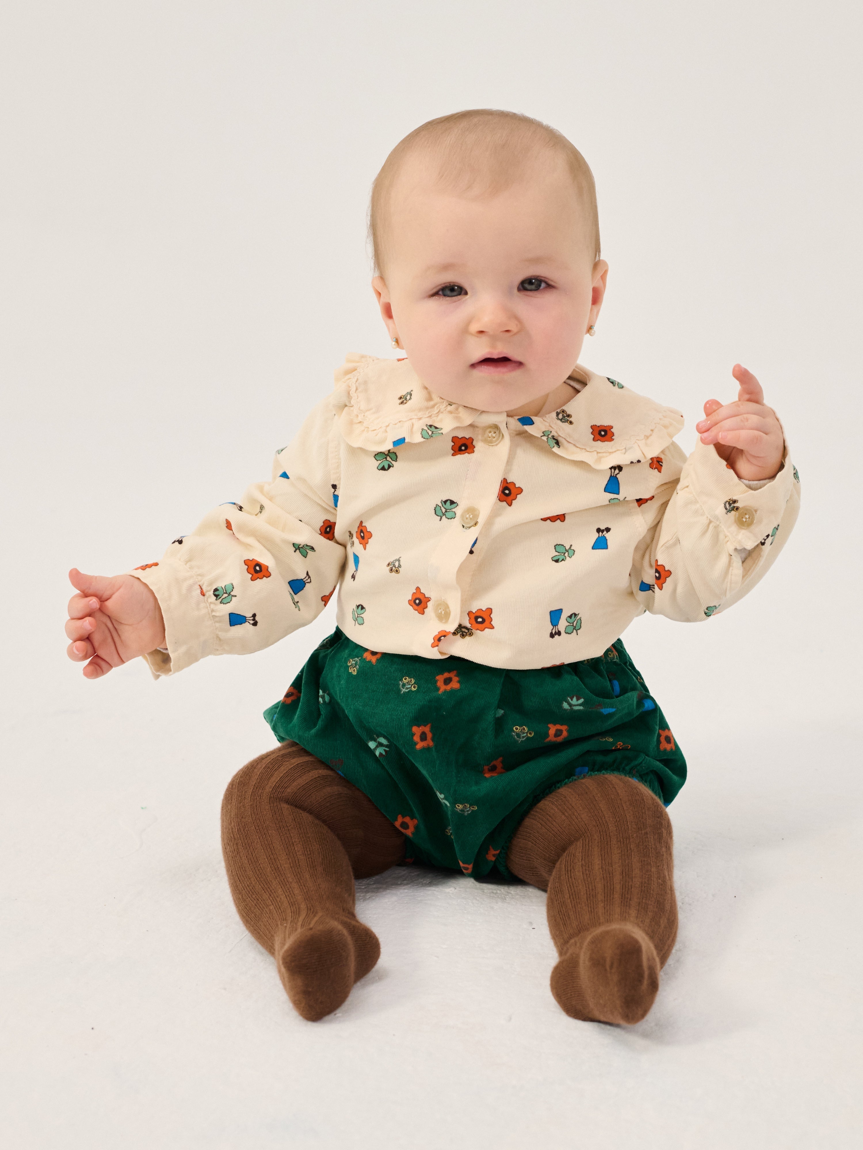 Baby Strumpfhosen-Set Bobo Choses Dark Brown