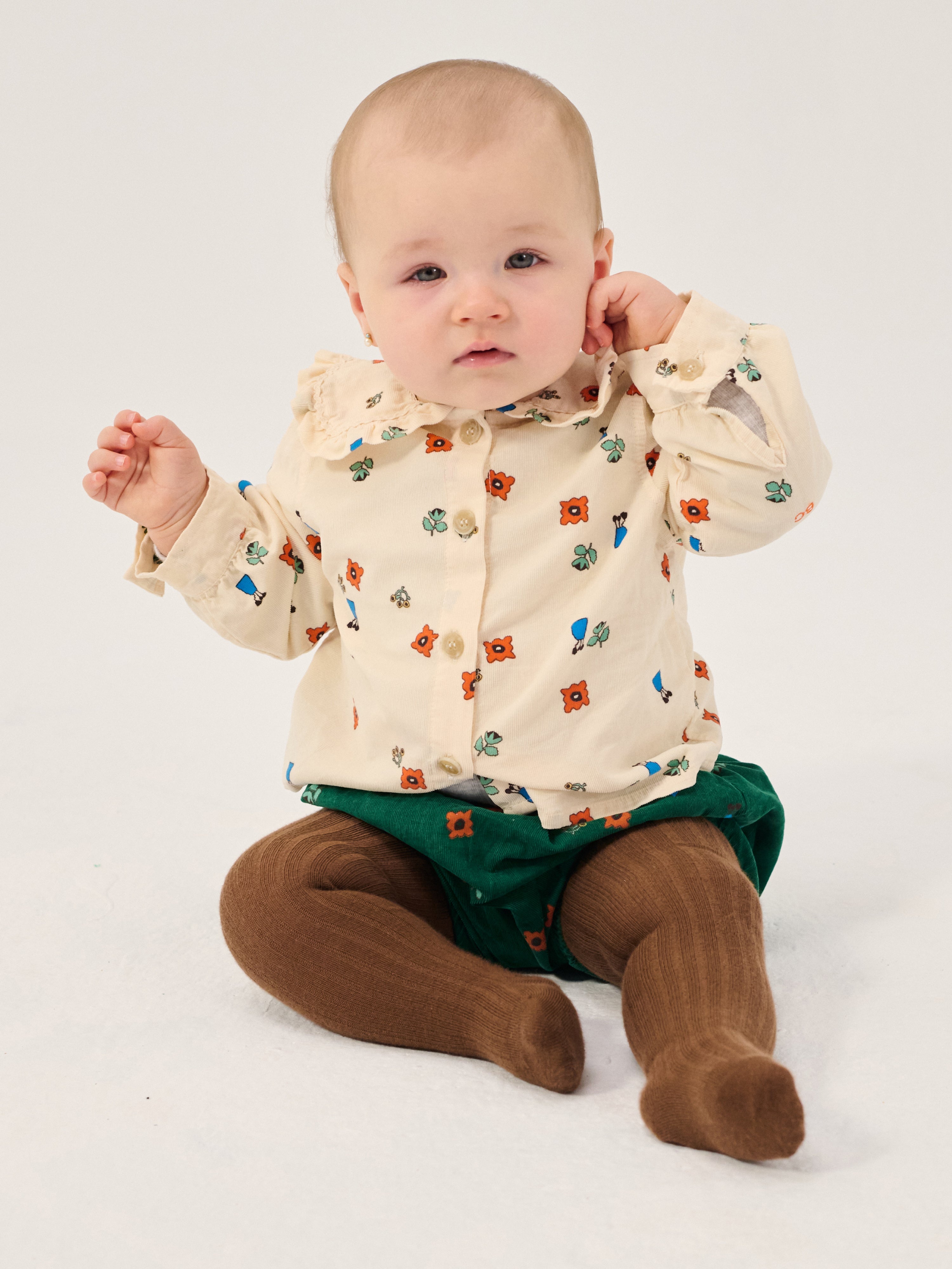 Baby Strumpfhosen-Set Bobo Choses Dark Brown