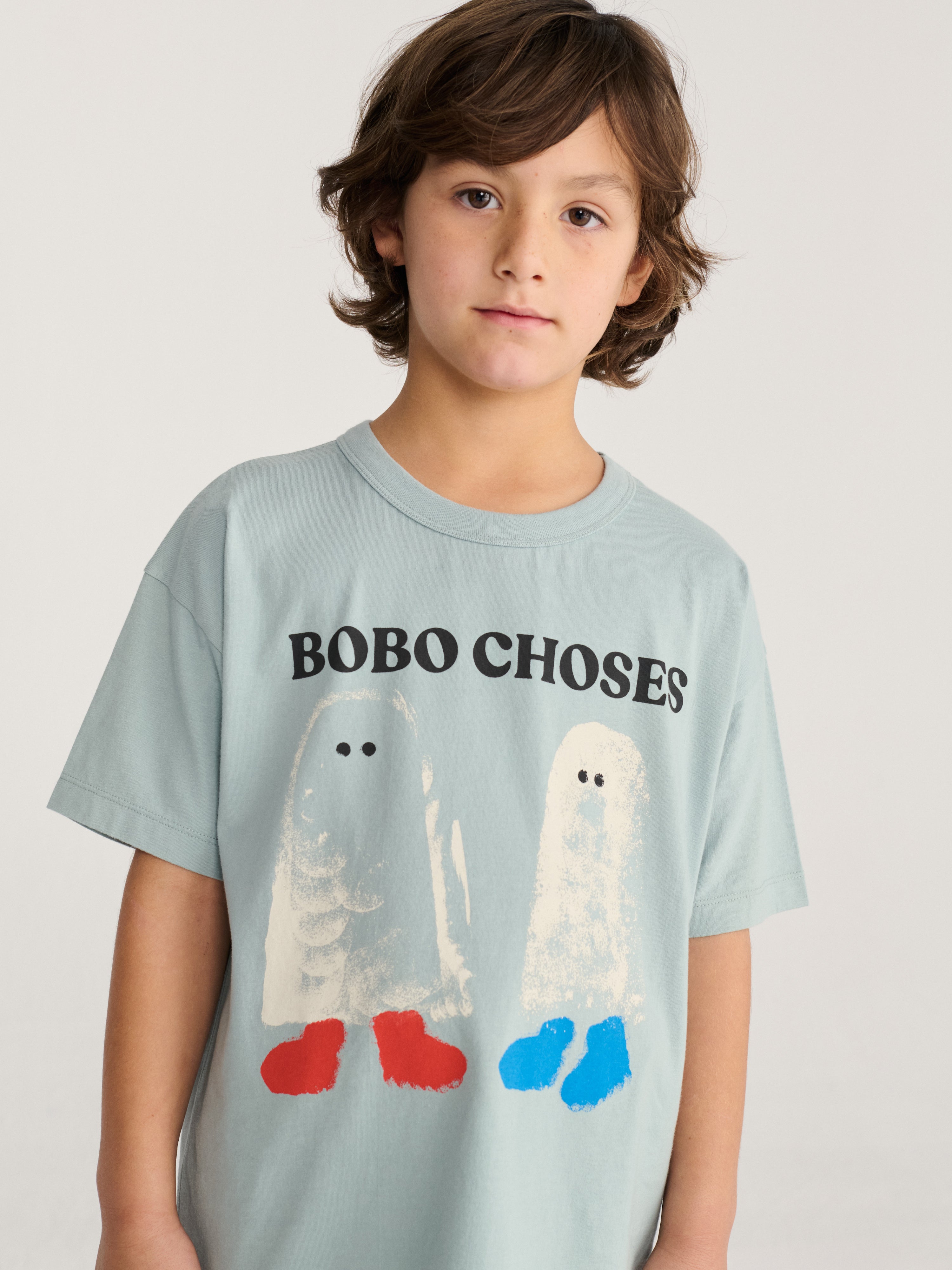 T-Shirt Booty Ghosts Light Blue