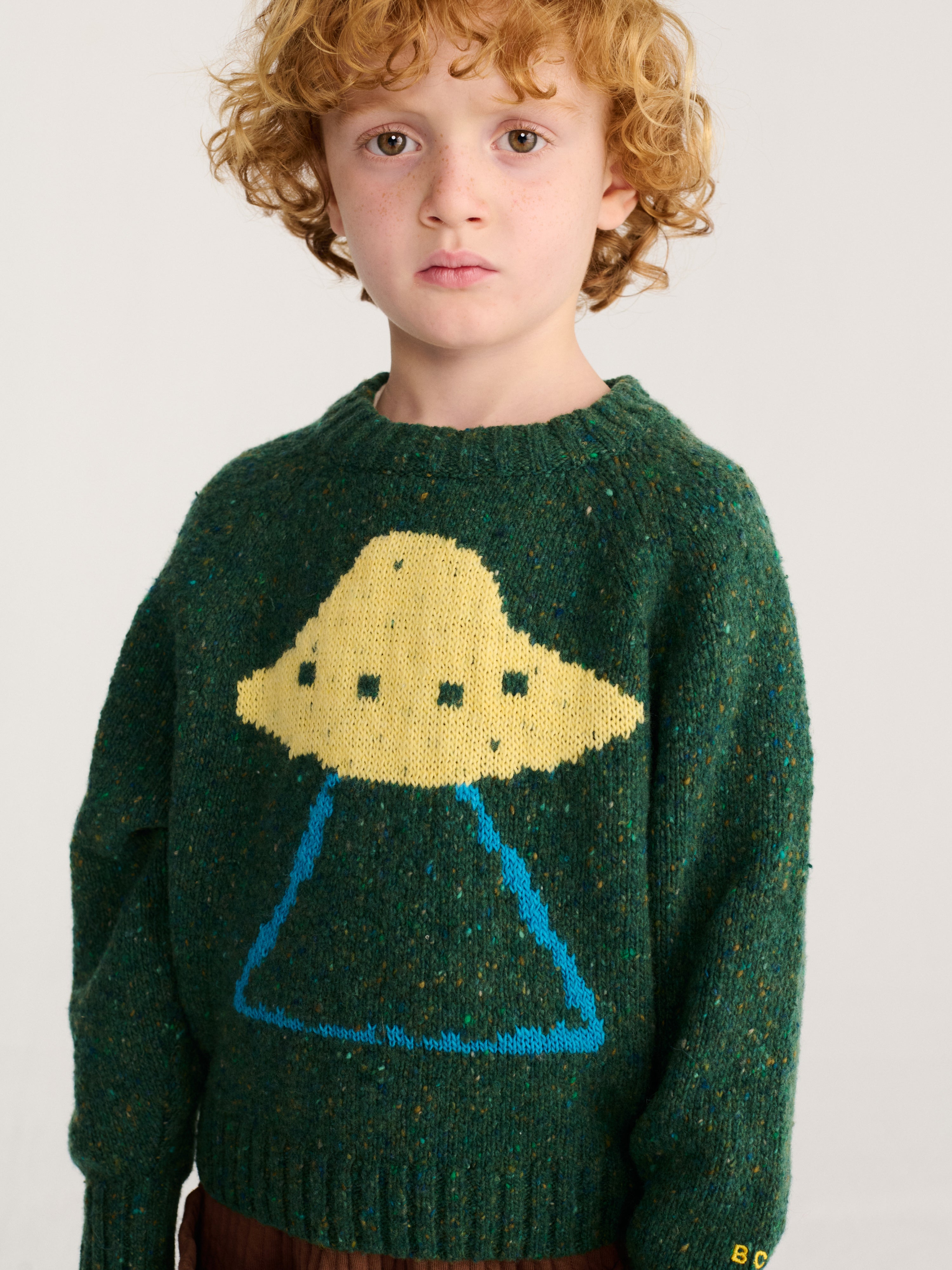 Pullover Pixel Abduction Dark Green