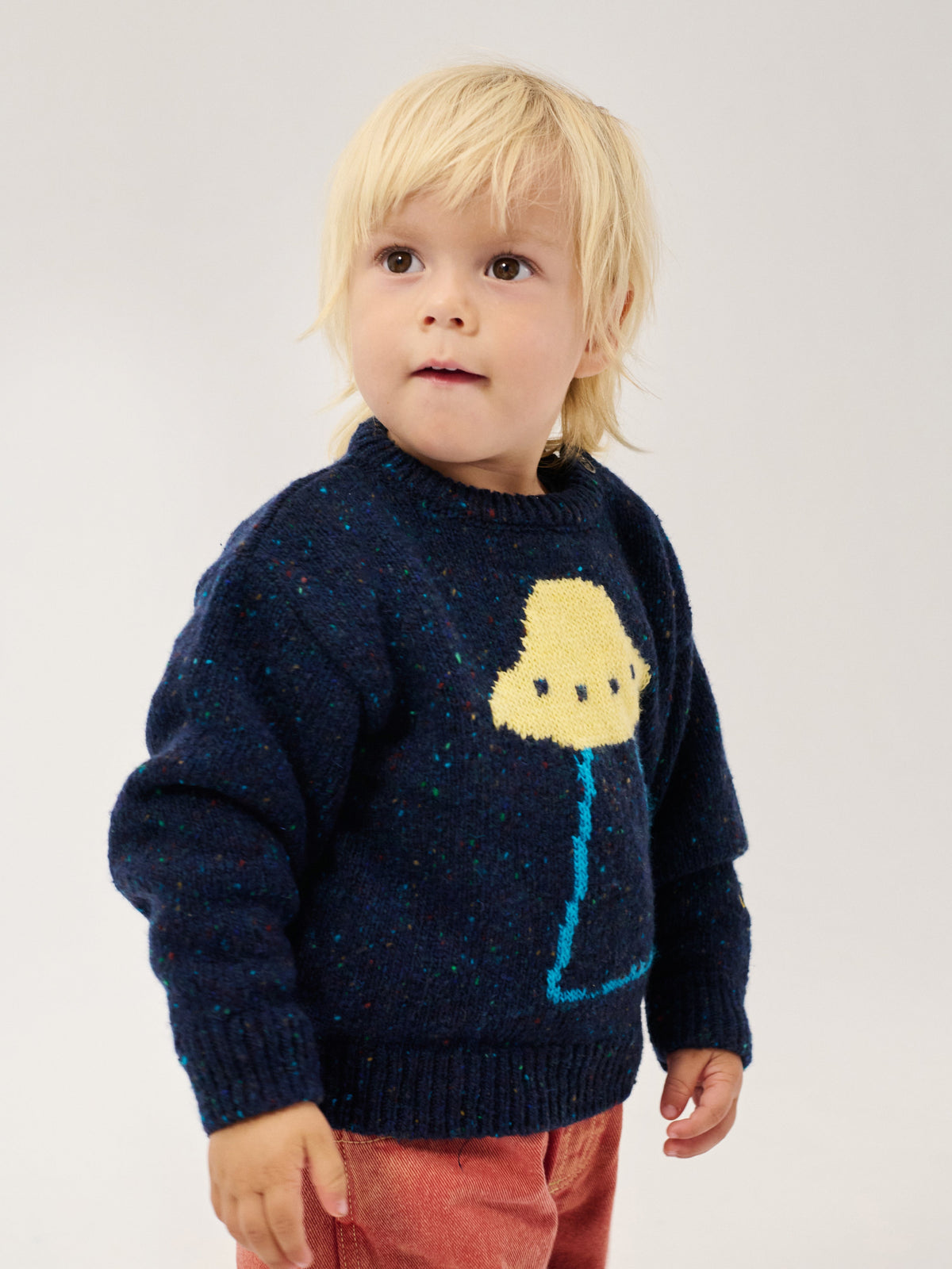 Baby Pullover Pixel Navy Blue