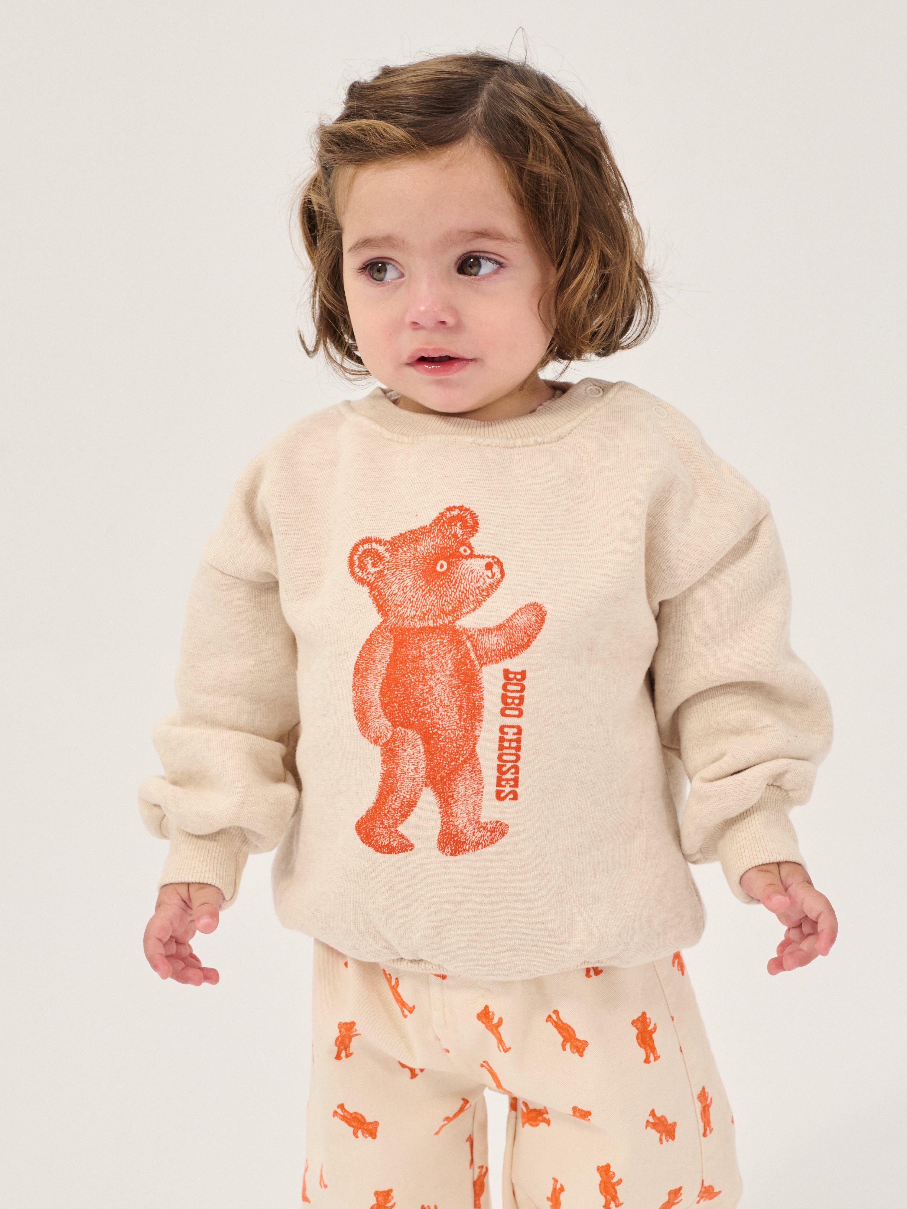 Baby Softpaw Monster Sweatshirt / Baby Softpaw Monster Sweatshirt, Off-White