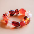 Bracelet de perles marron