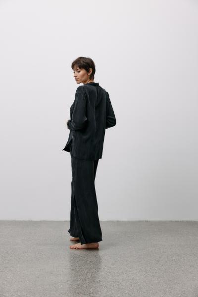 Bluse Woven Cupro graphite