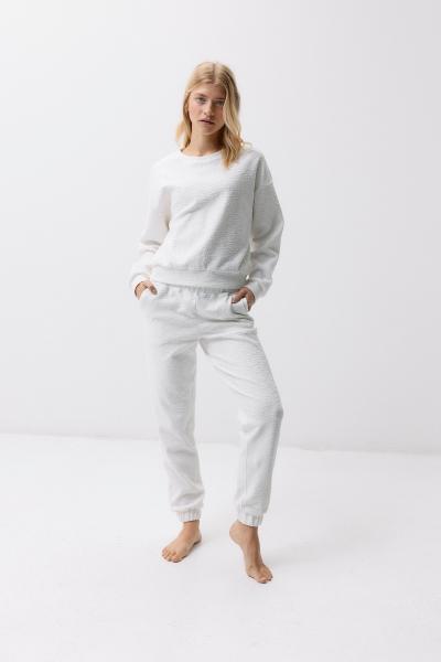 PANTALON DE JOGGING BOTANIC   BLANC VANILLE