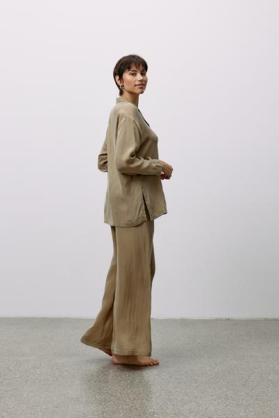 Bluse Woven Cupro coriander
