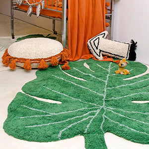Waschbarer Teppich Monstera Leaf